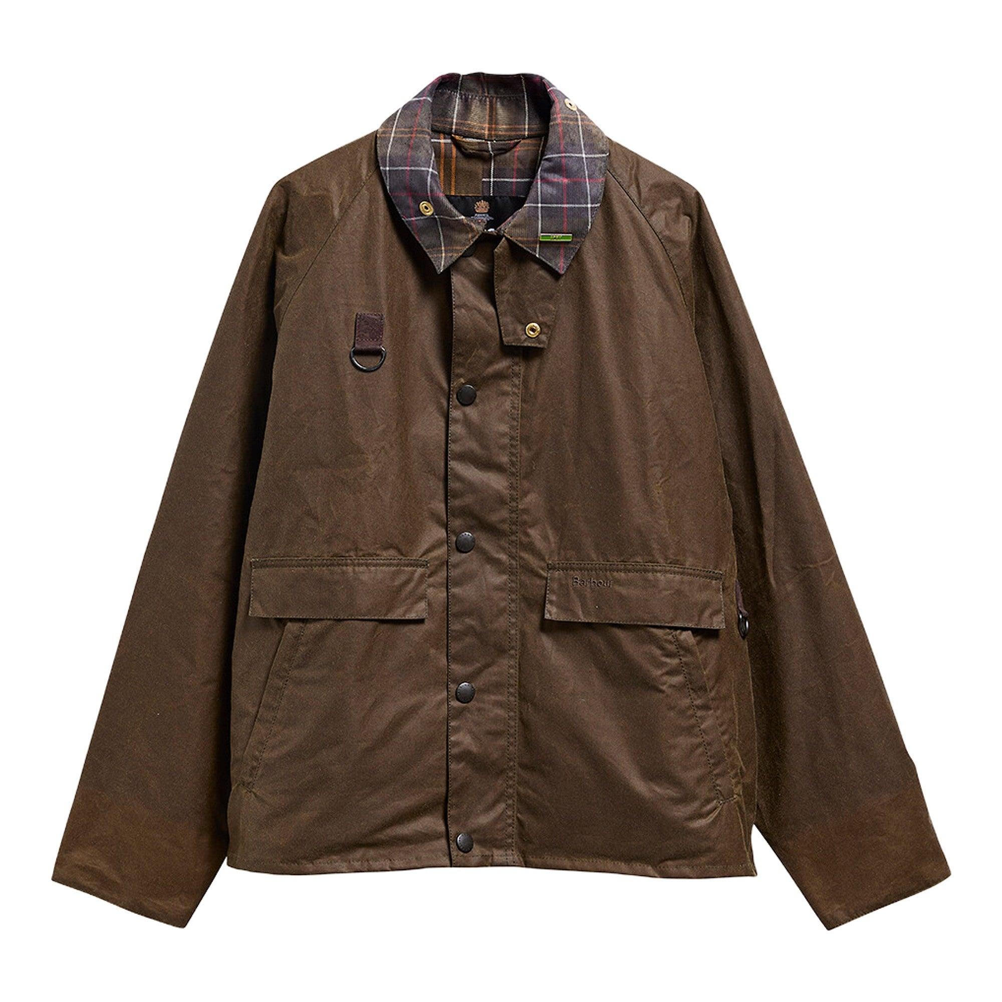 Barbour Men's Icons Spey Wax Jacket - Beech | British Attire