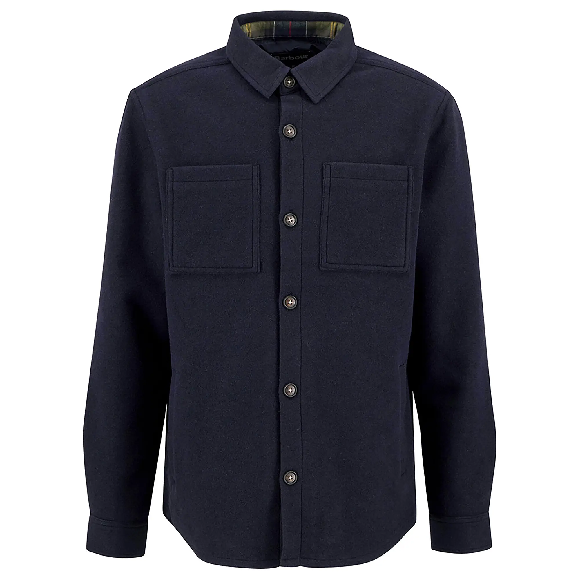 Product image 1 of 6 of Barbour Men's Marlow Tailored Wool Blend Overshirt - Navy Marl