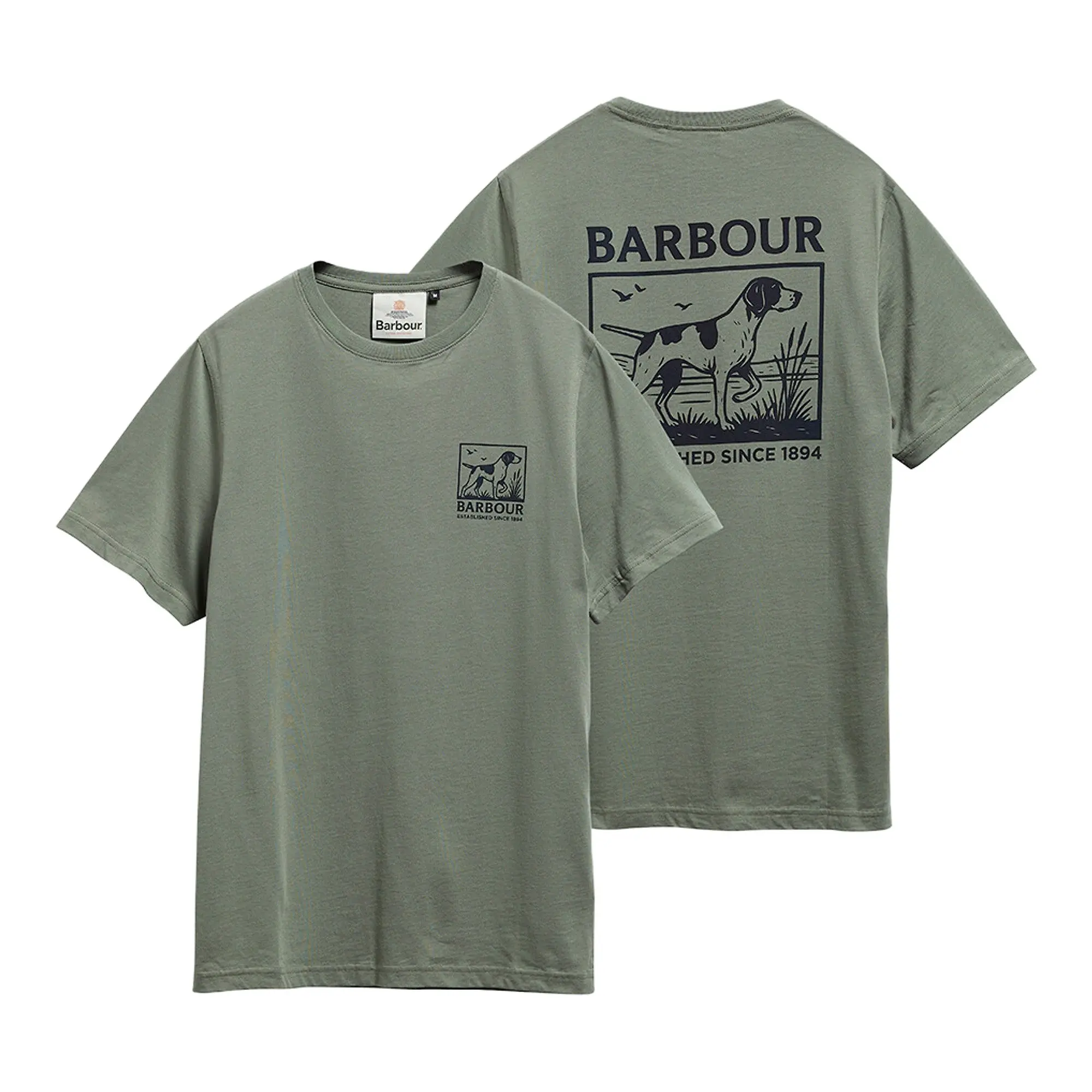 Product image 1 of 7 of Barbour Men's Setter T-Shirt - Agave Green