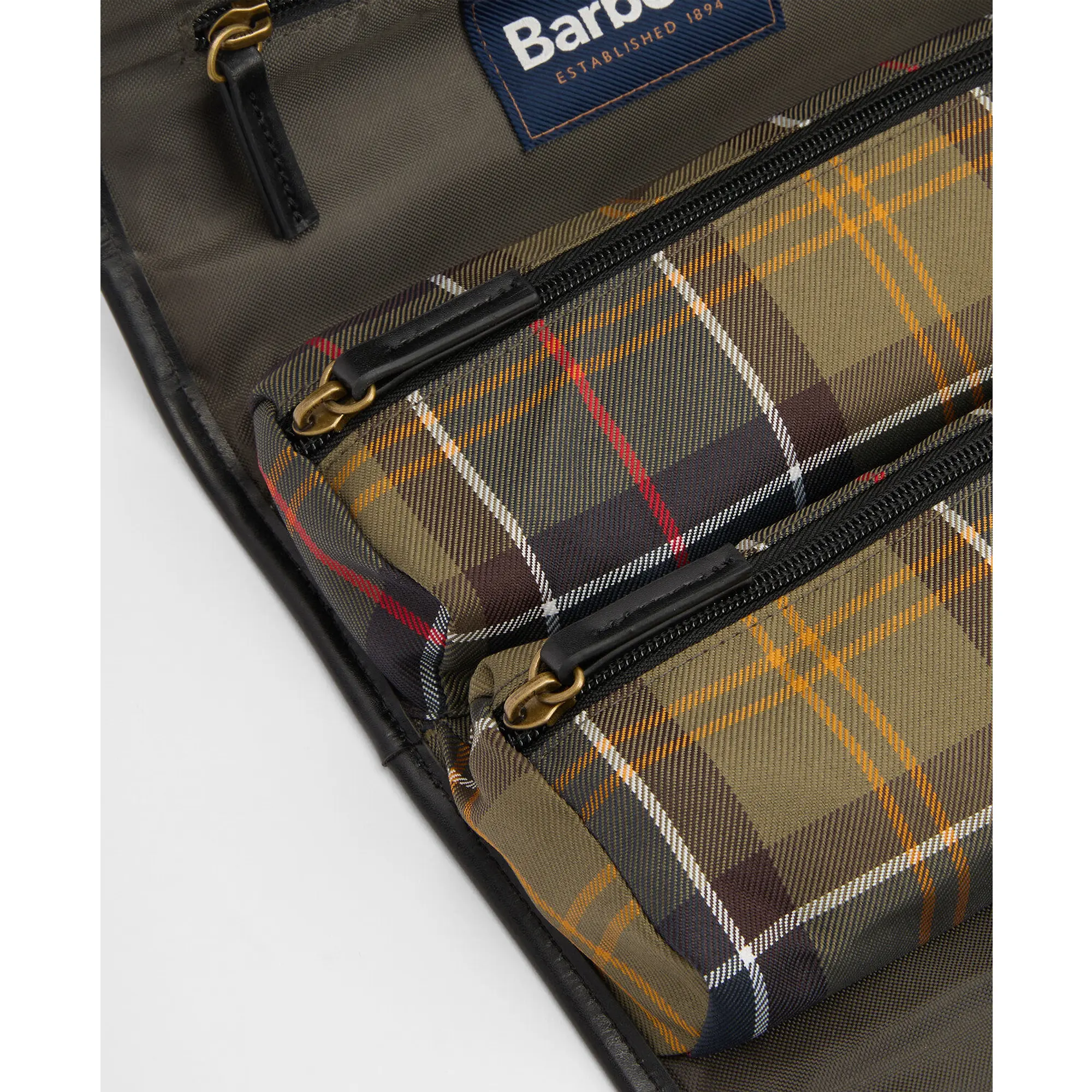 Product image 3 of 9 of Barbour Men's Tartan Hanging Washbag - Classic / Beacon