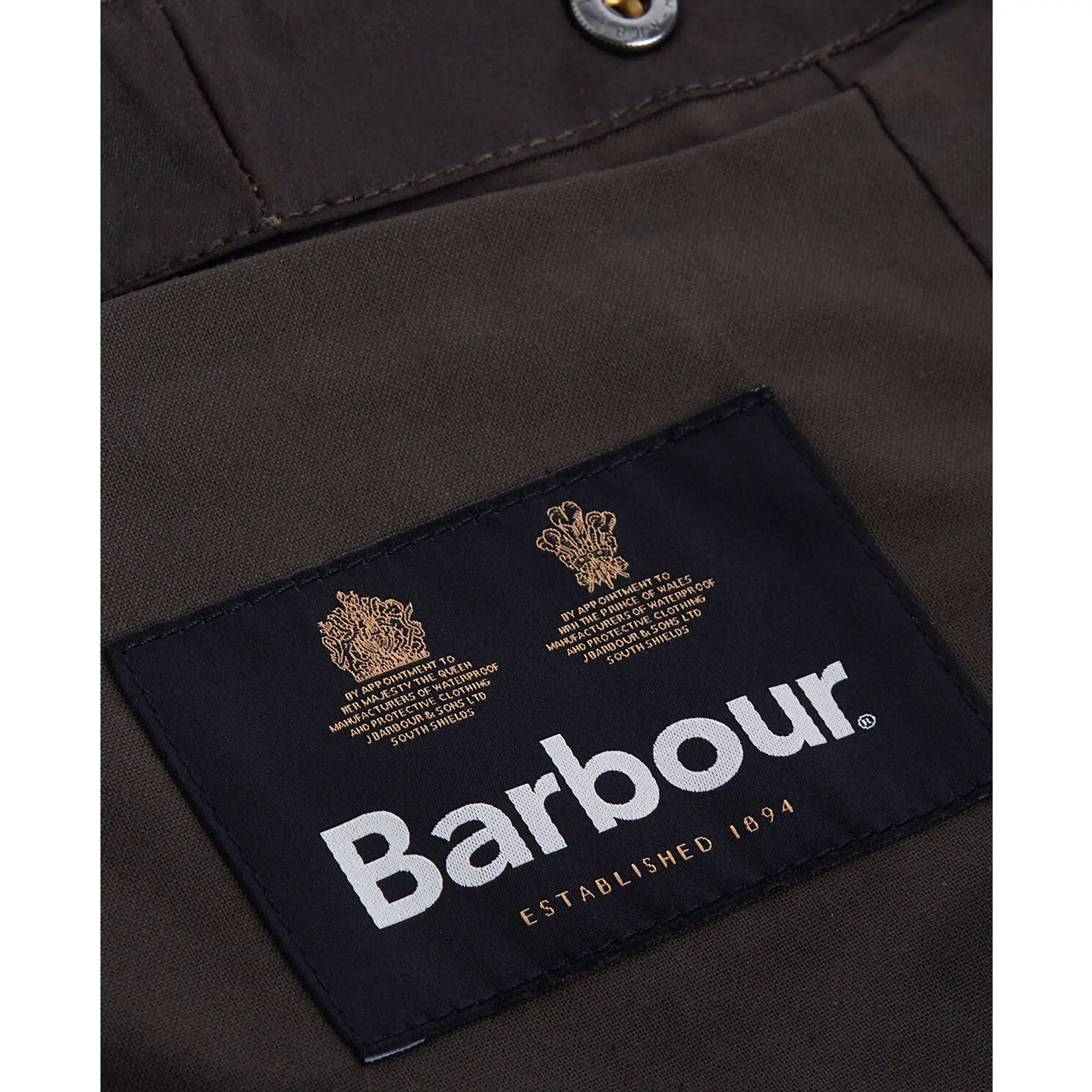 Product image 4 of 4 of Barbour Men's Waxed Cotton Plain Hood - Olive
