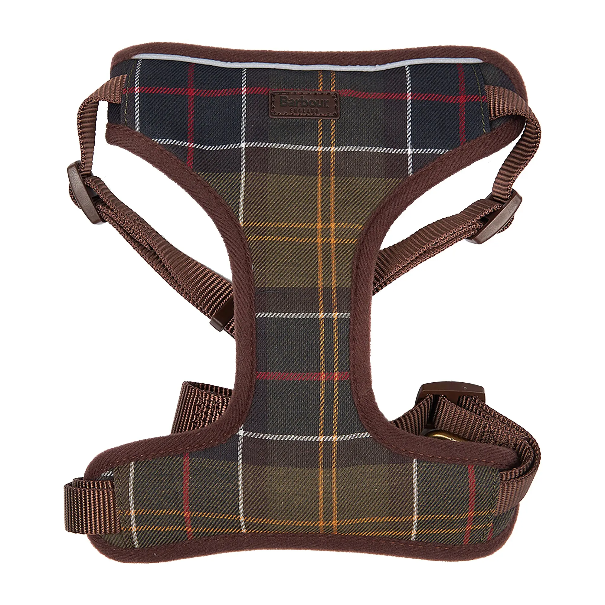 Product image 1 of 8 of Barbour Travel & Exercise Dog Harness - Classic Tartan