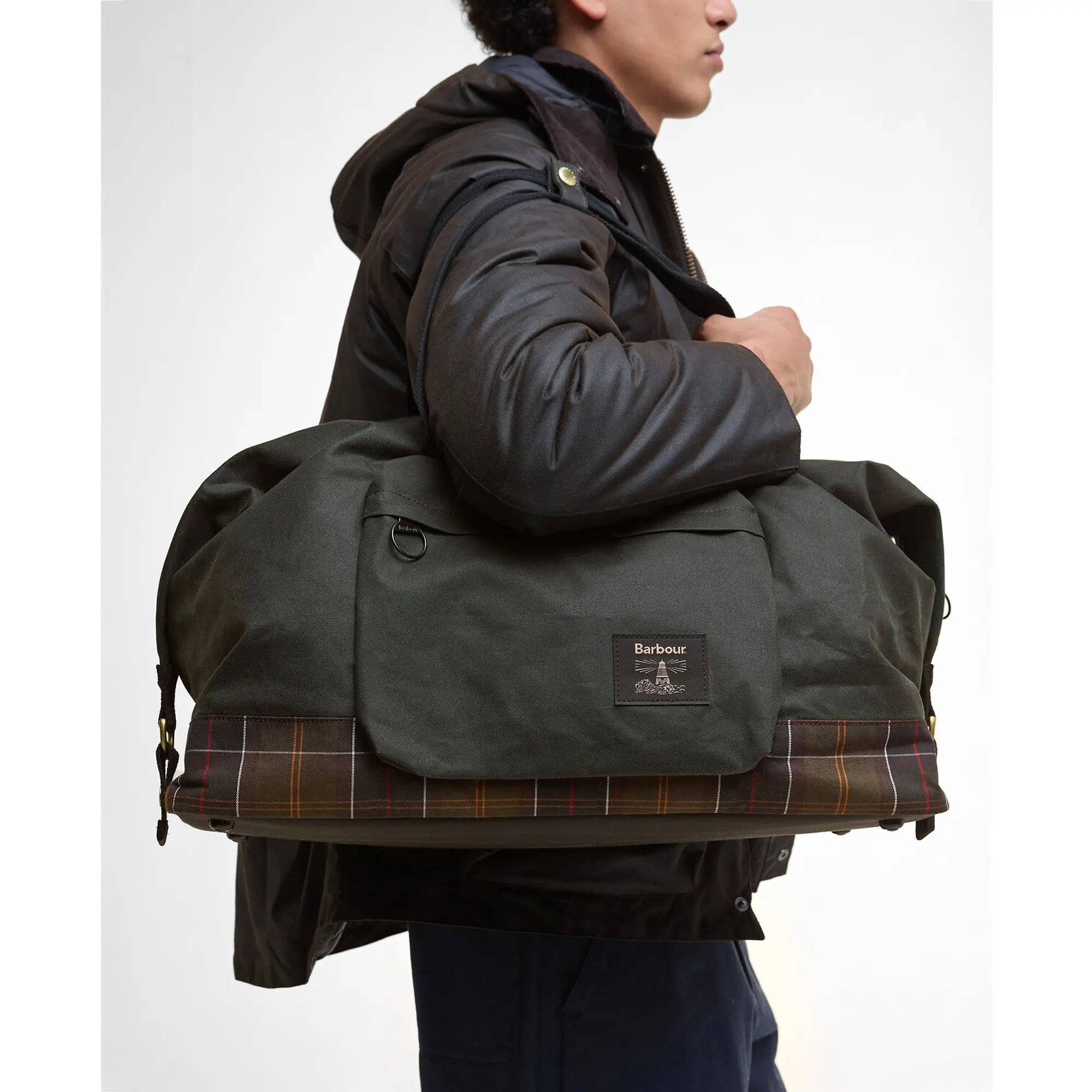 Product image 2 of 16 of Barbour Field Wax Holdall - Sage / Classic