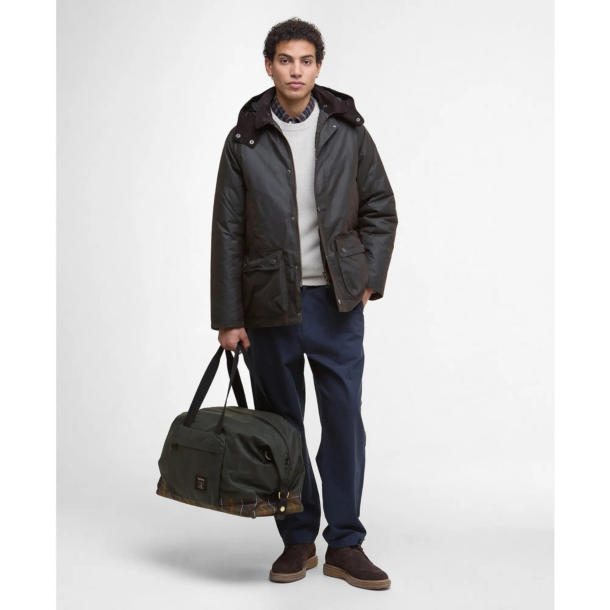 Product image 3 of 16 of Barbour Field Wax Holdall - Sage / Classic