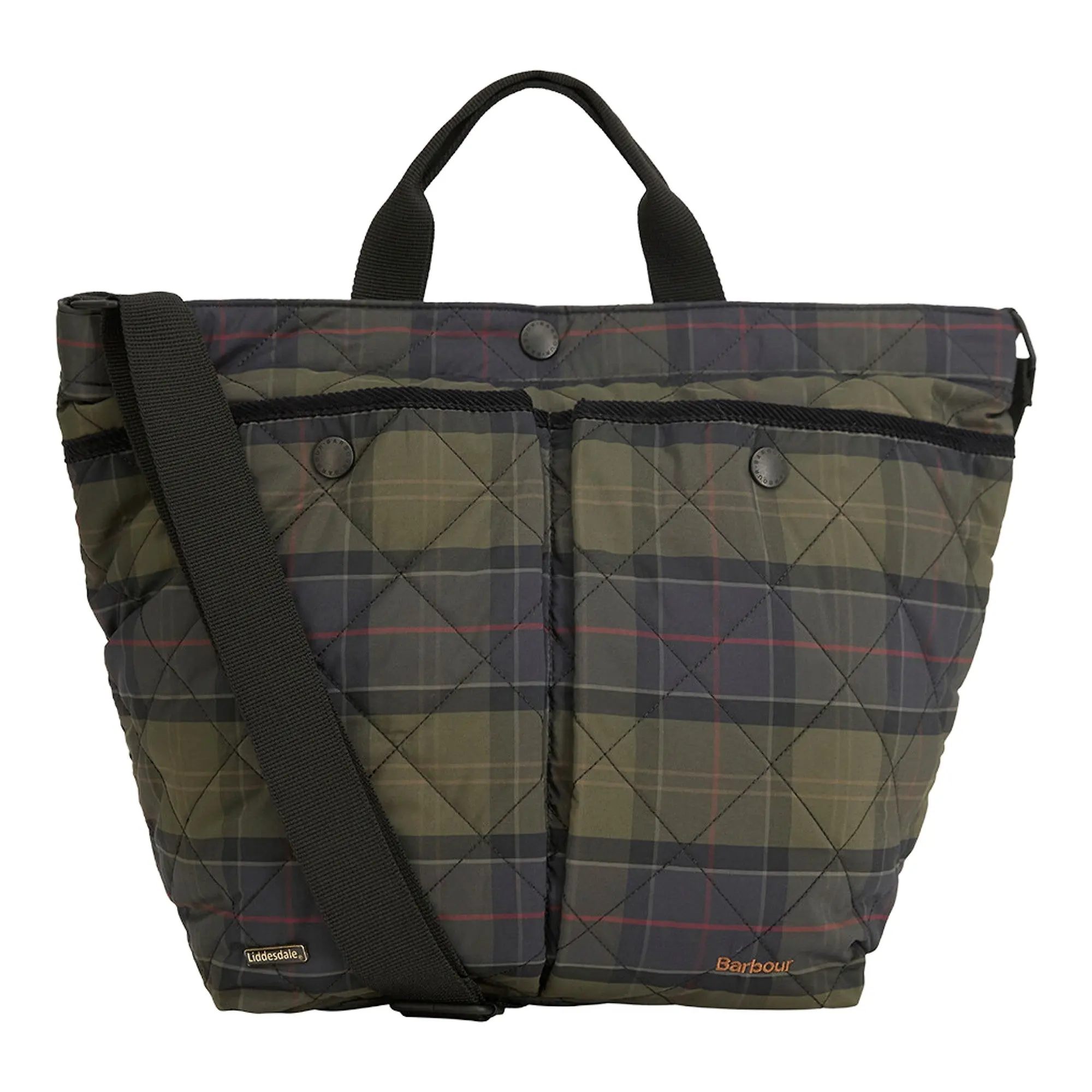 Product image 1 of 5 of Barbour Tartan Liddesdale Tote Bag - Shadow Classic Tartan