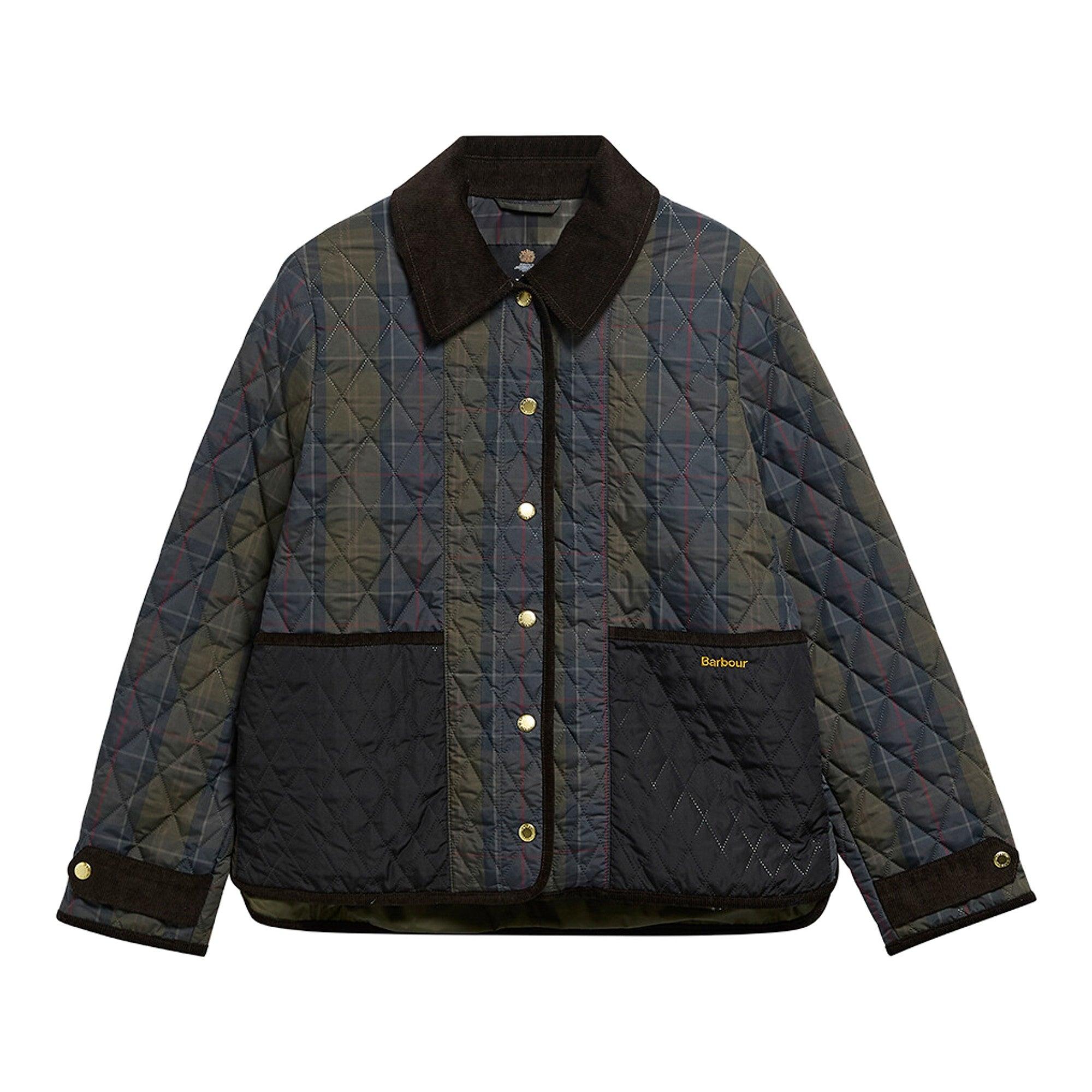 Barbour Women's Ainsdale Check Quilted Jacket - Shadow Classic