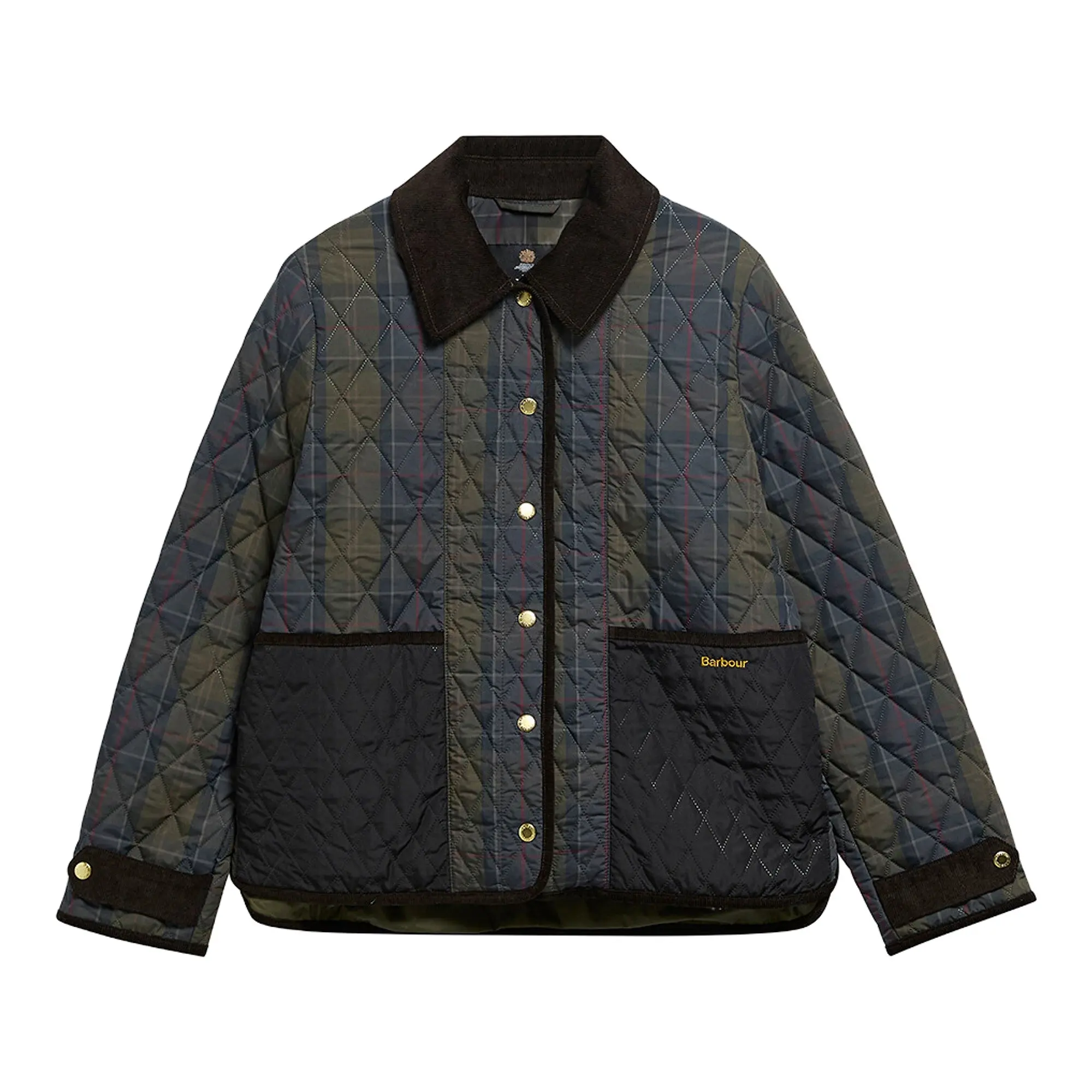 Product image 1 of 6 of Barbour Women's Ainsdale Check Quilted Jacket - Shadow Classic