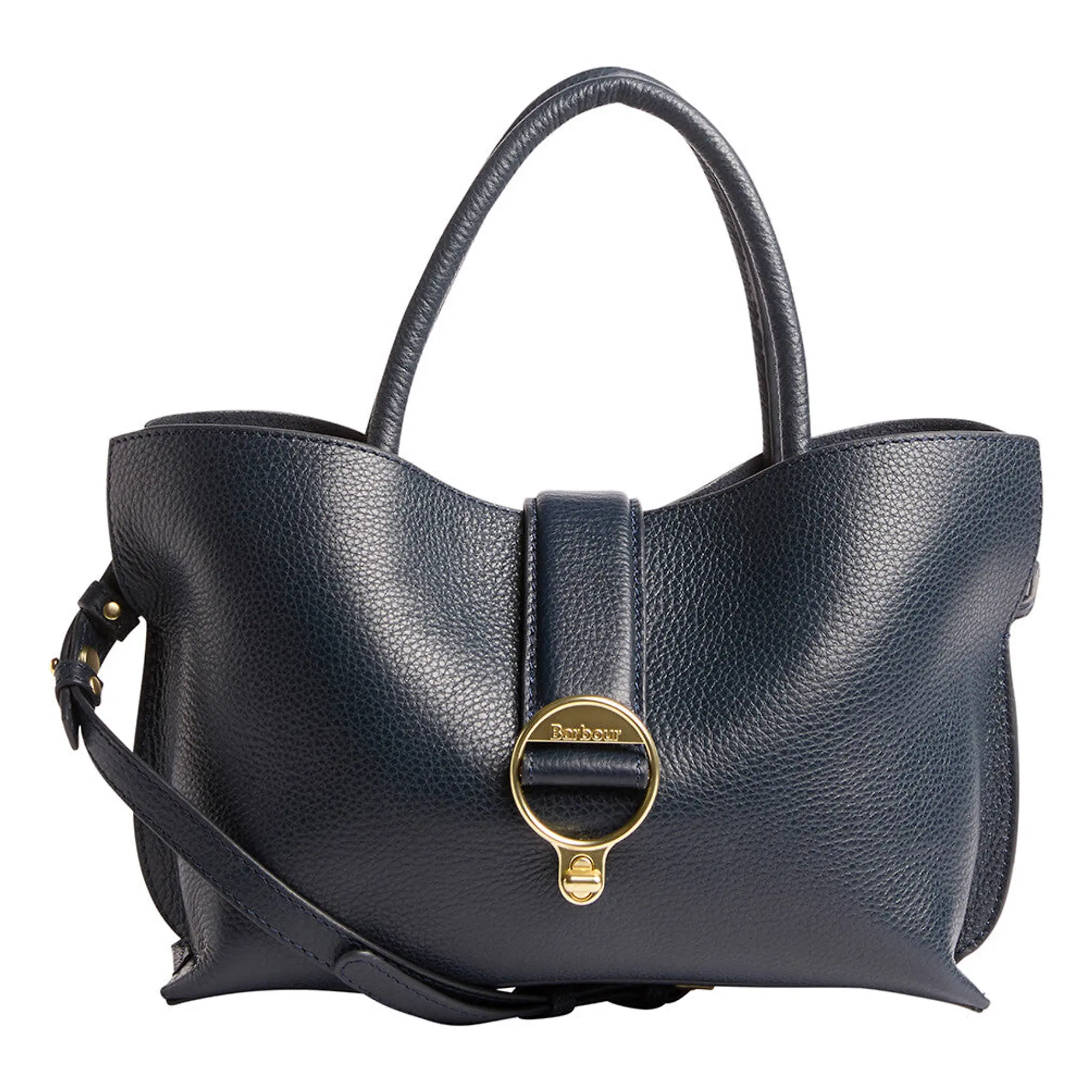 Product image 7 of 7 of Barbour Women's Alder Mini Leather Tote Bag - Navy
