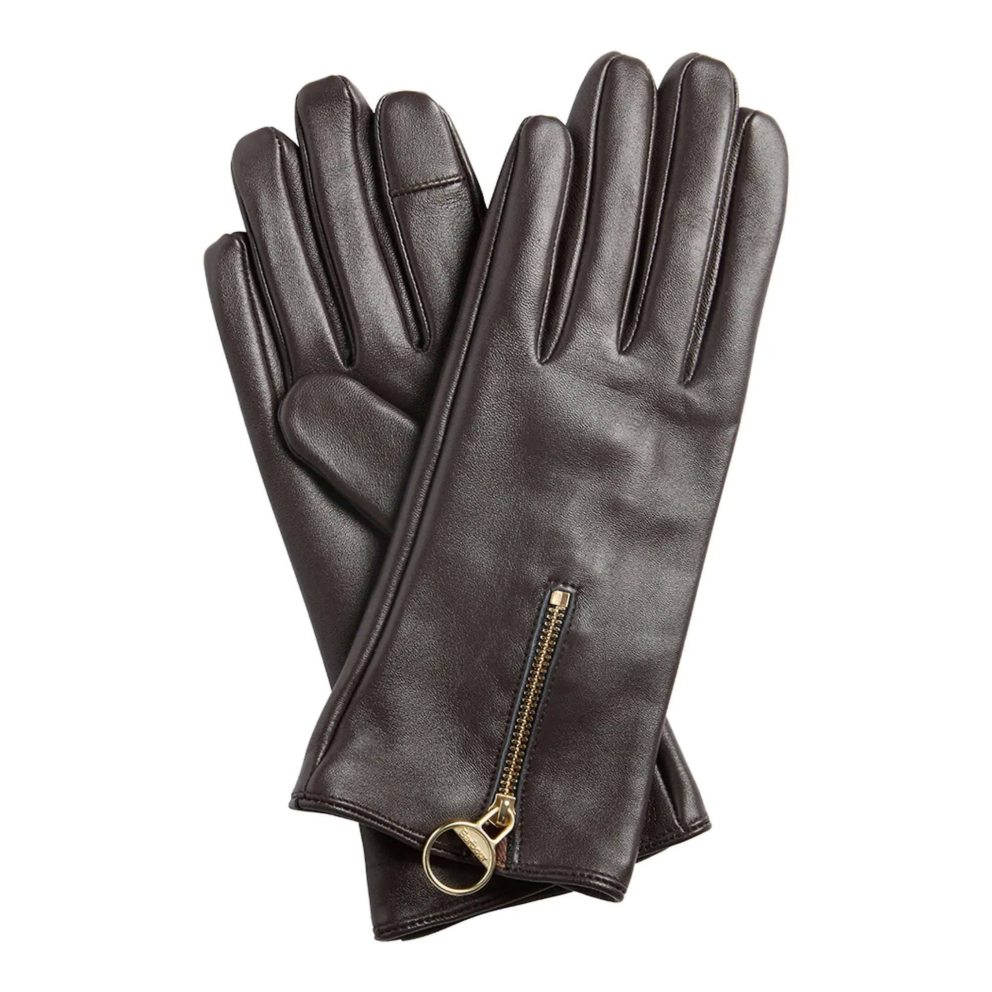 Product image 1 of 2 of Barbour Women's Arlene Leather Gloves - Brown / Muted