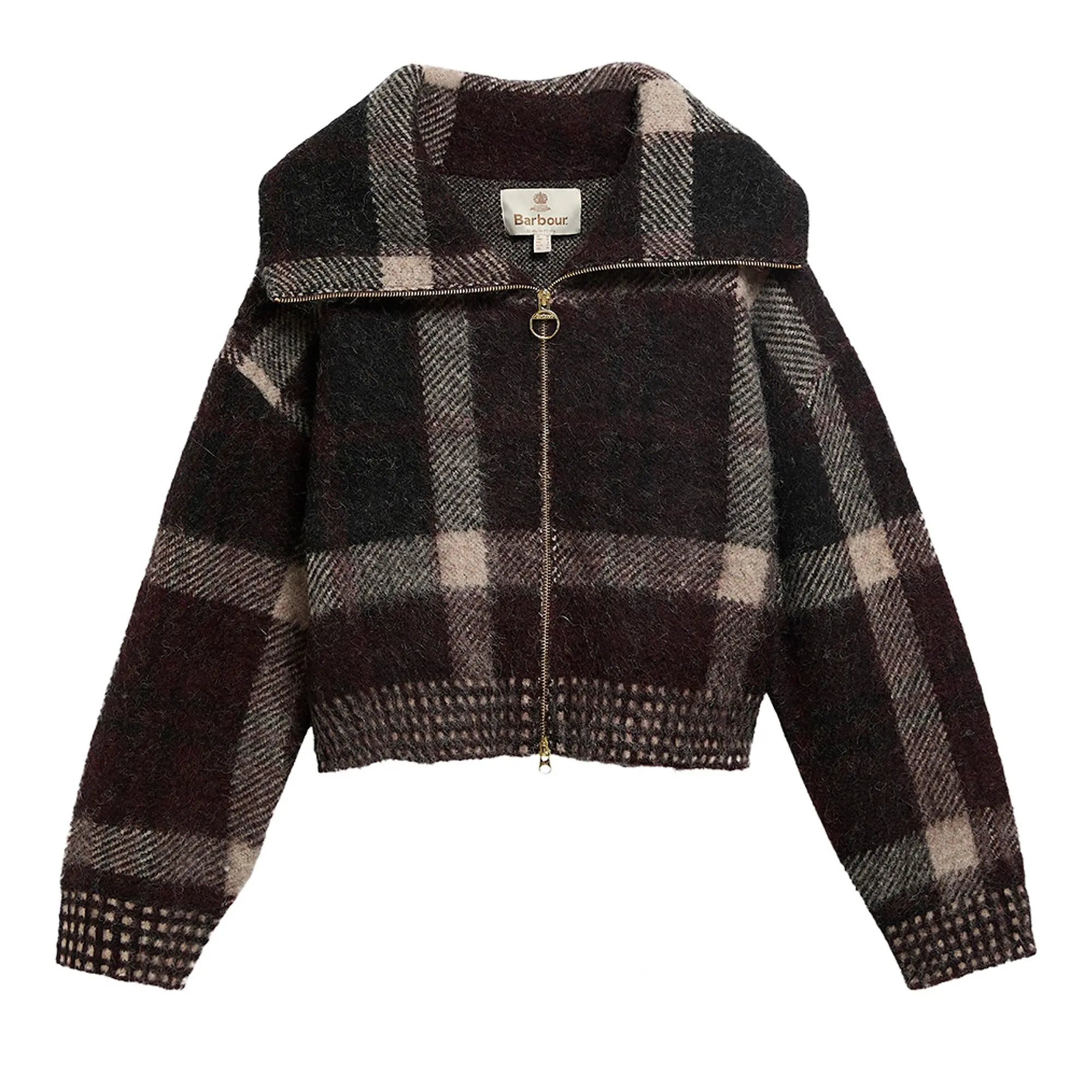 Product image 1 of 6 of Barbour Women's Carville Zip-Up Cardigan - Multi