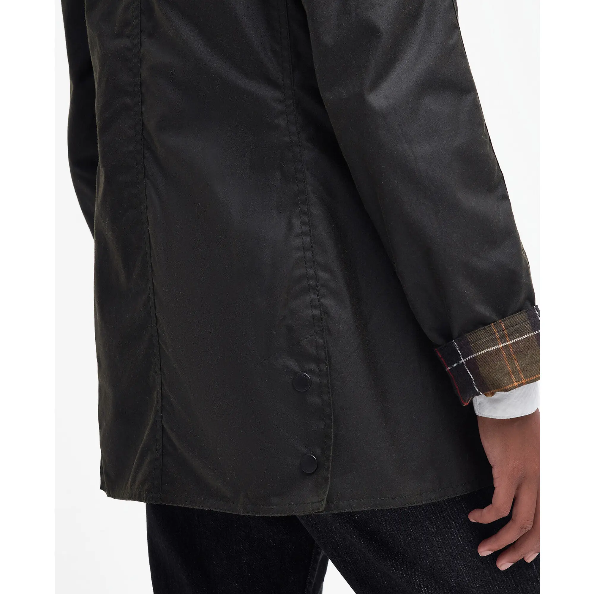 Product image 8 of 9 of Barbour Women's Classic Beadnell Wax Jacket - Olive