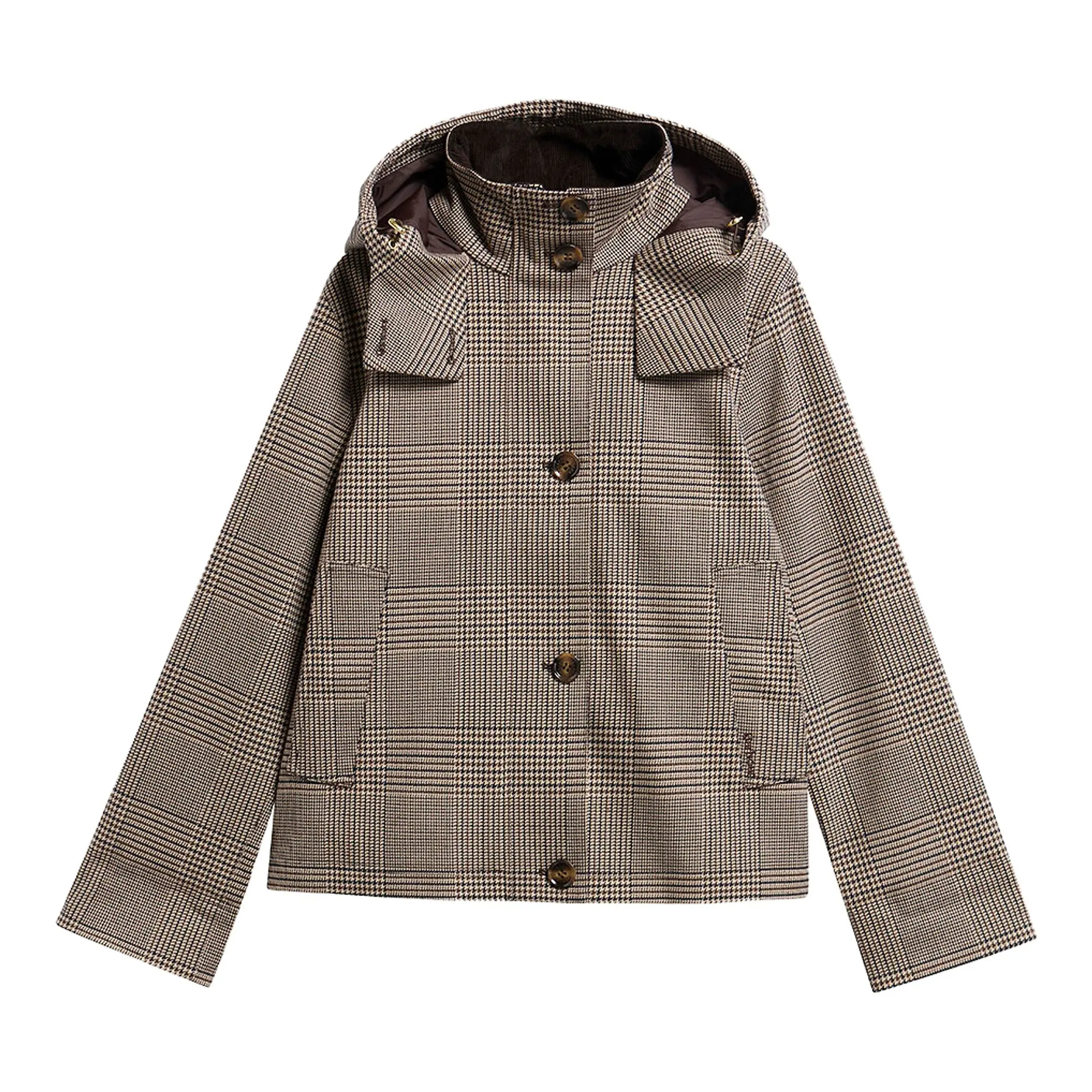 Product image 1 of 6 of Barbour Women's Connie Showerproof Jacket - Prince Of Wales Check