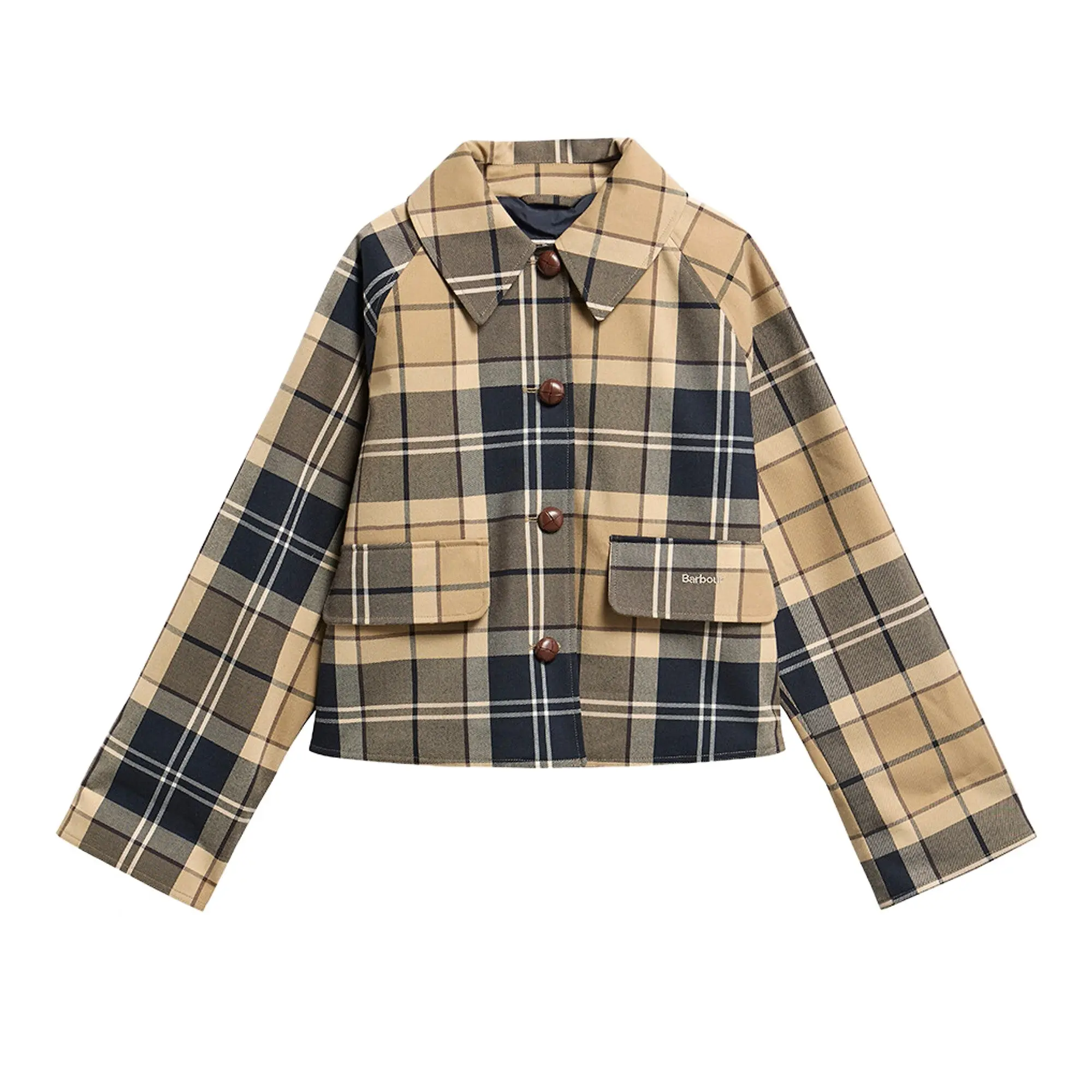 Product image 1 of 7 of Barbour Women's Delilah Check Jacket - Birchwood Dress