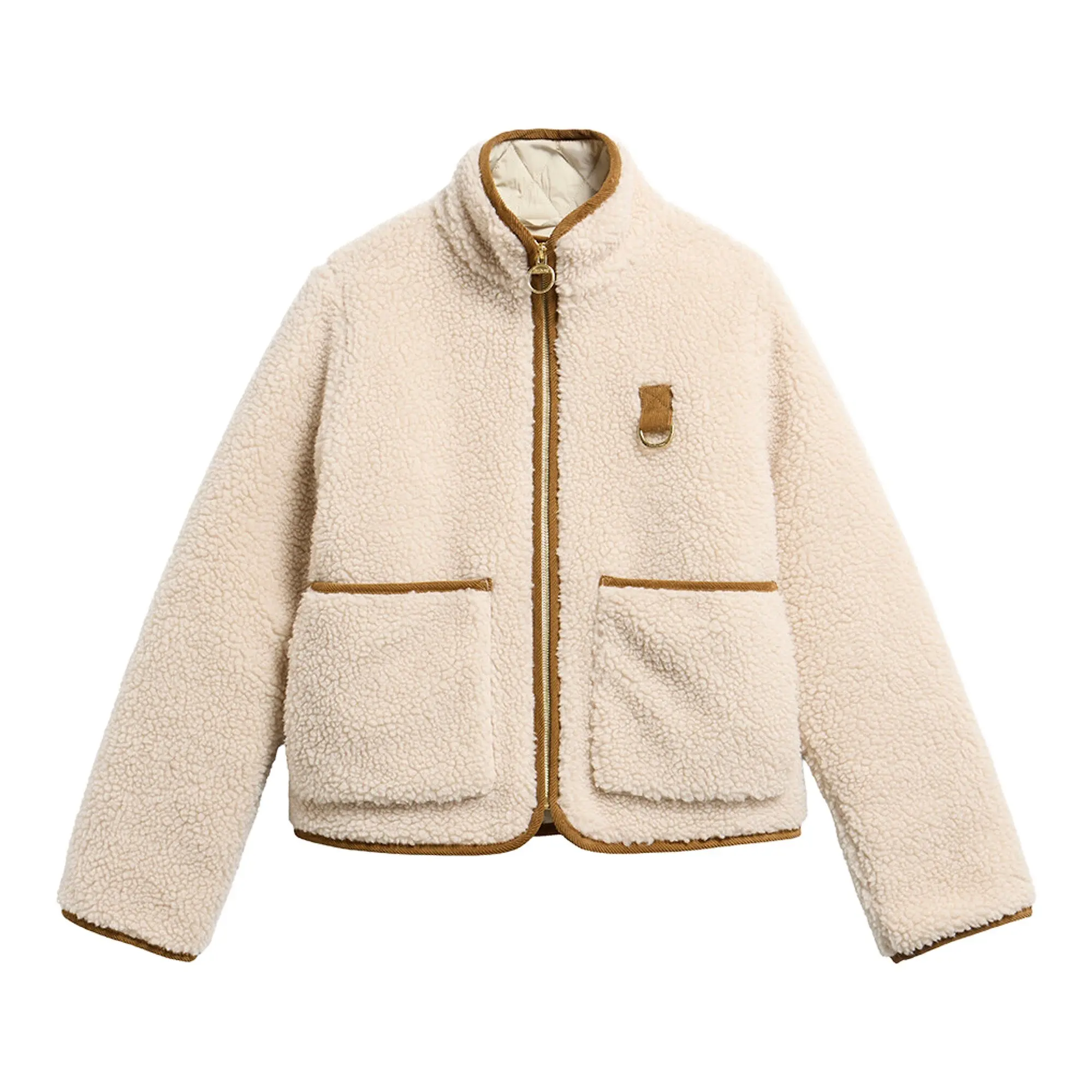 Product image 1 of 6 of Barbour Women's Elenora Fleece Jacket - Ecru