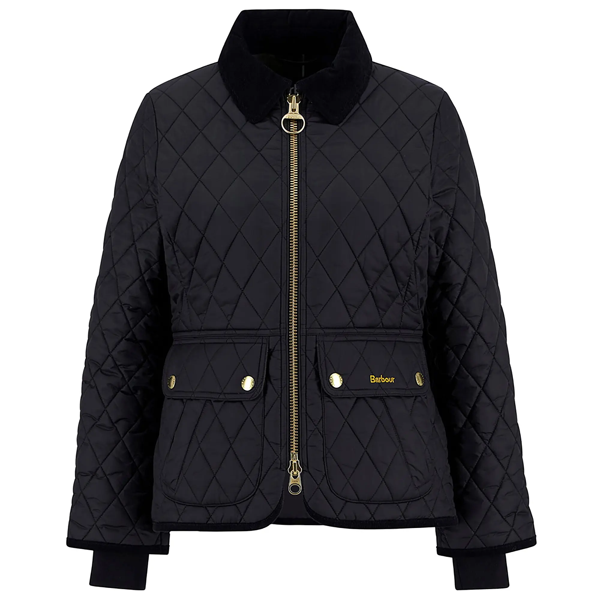 Product image 1 of 8 of Barbour Women's Fitted Beadnell Quilted Jacket - Black/Classic