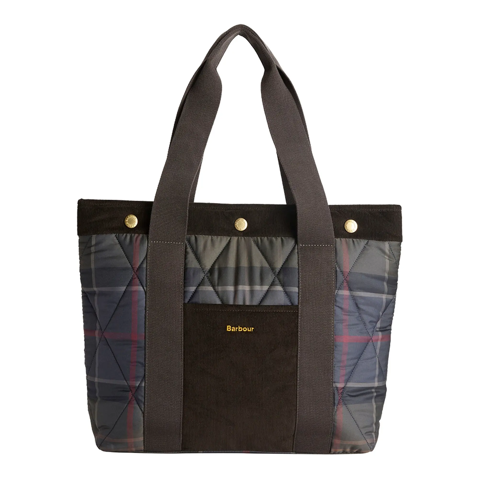 Product image 1 of 5 of Barbour Women's Healy Tartan Tote Bag - Shadow Classic Tartan