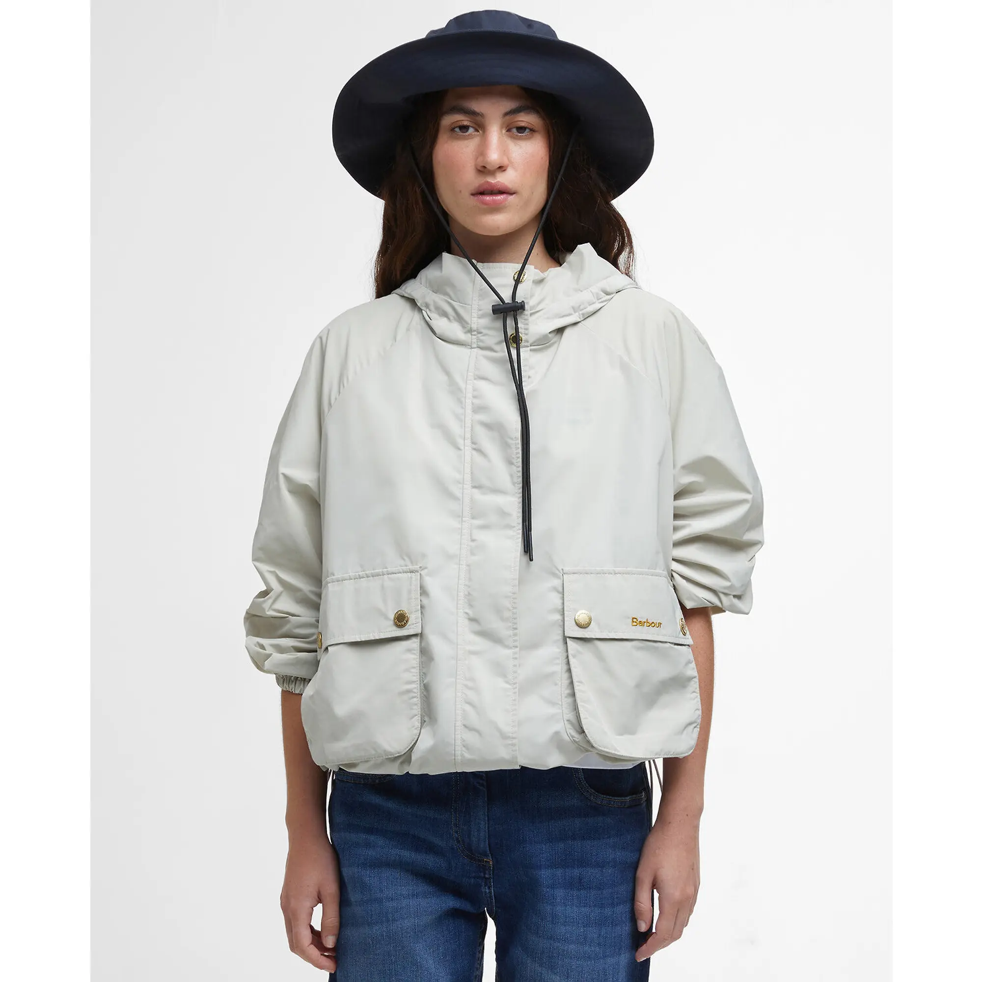 Product image 2 of 6 of Barbour Women's Mae Showerproof Jacket - Stone/Ancient Tartan