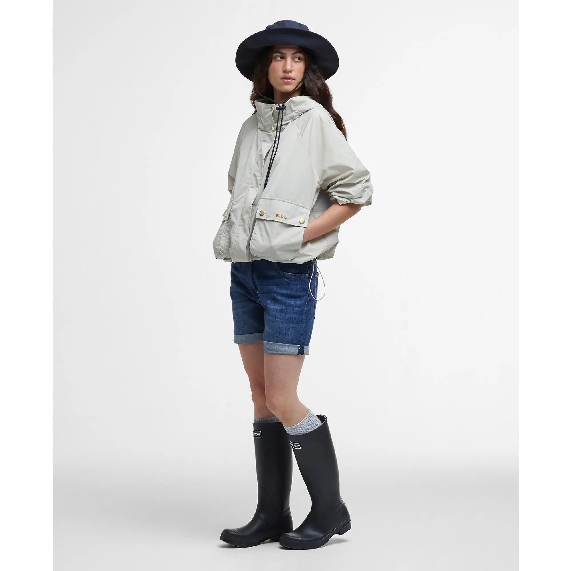 Product image 3 of 6 of Barbour Women's Mae Showerproof Jacket - Stone/Ancient Tartan