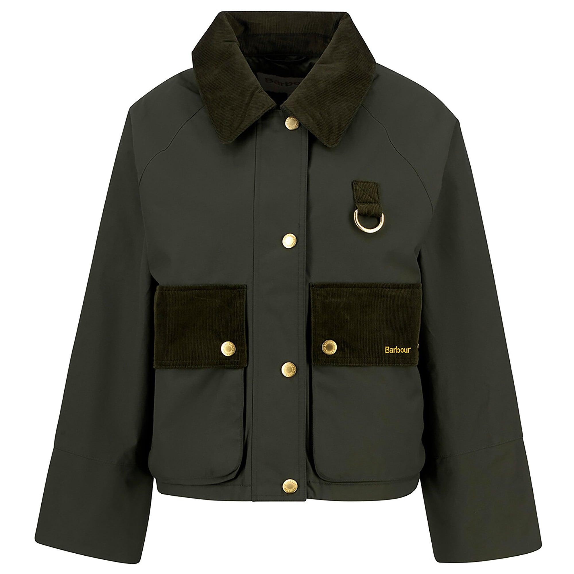 Barbour Women's Phoebe Casual Jacket - Olive | British Attire