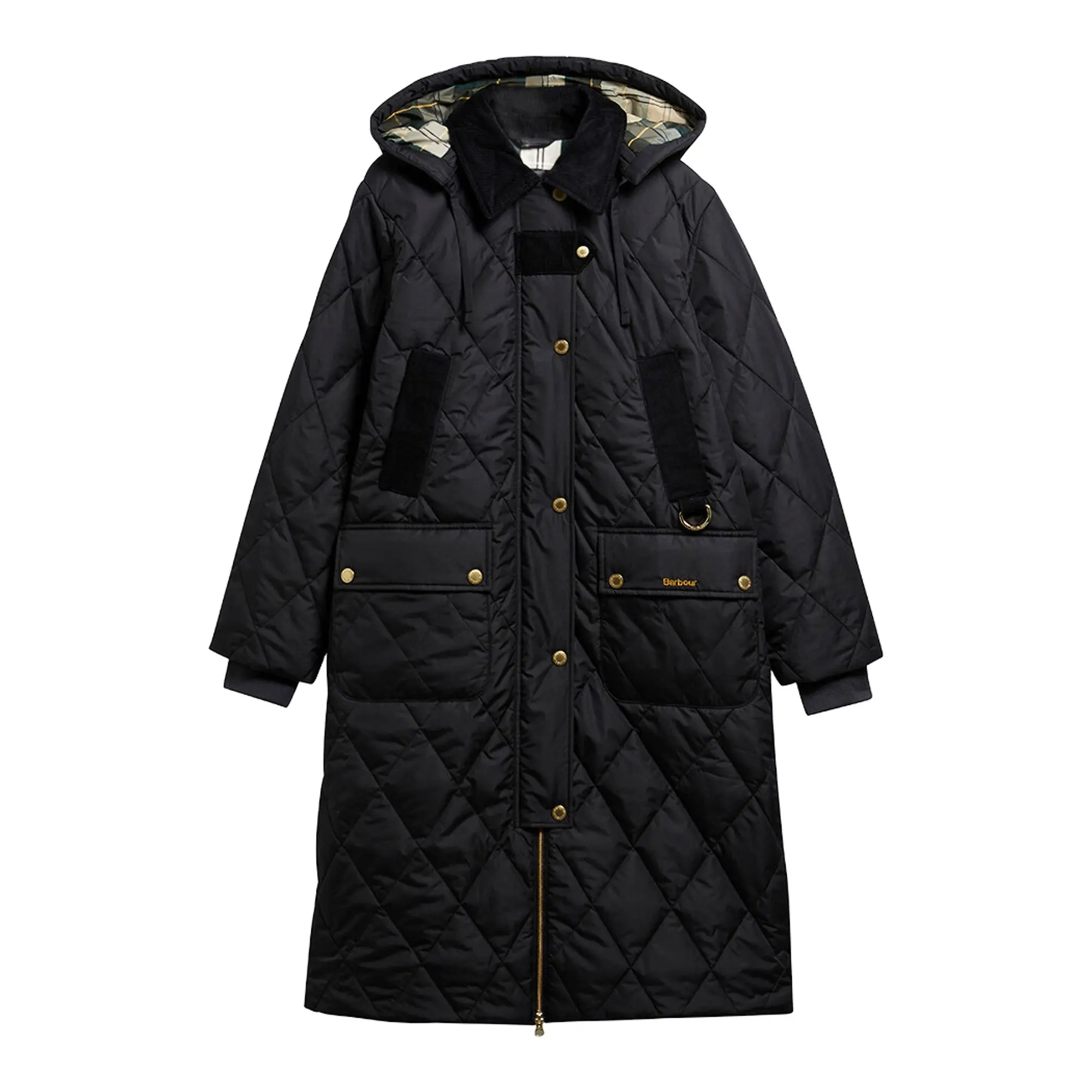 Product image 1 of 6 of Barbour Women's Rudson Quilted Jacket - Black / Ancient