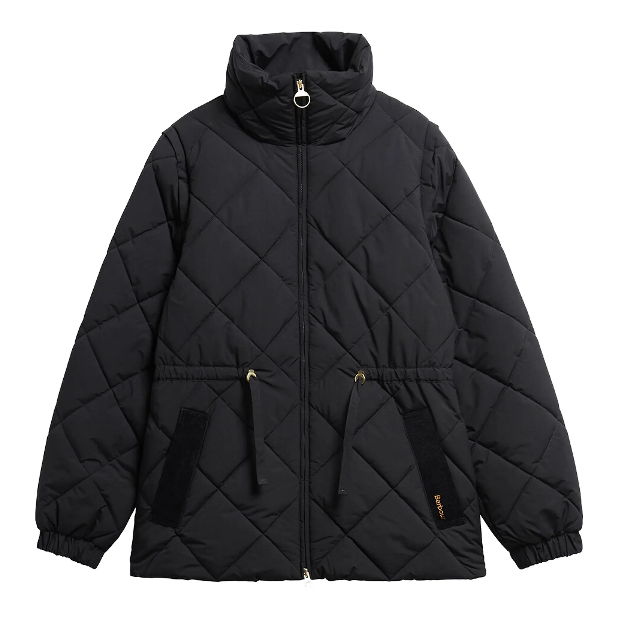 Product image 1 of 7 of Barbour Women's Tanfield Puffer Jacket - Black / Ancient