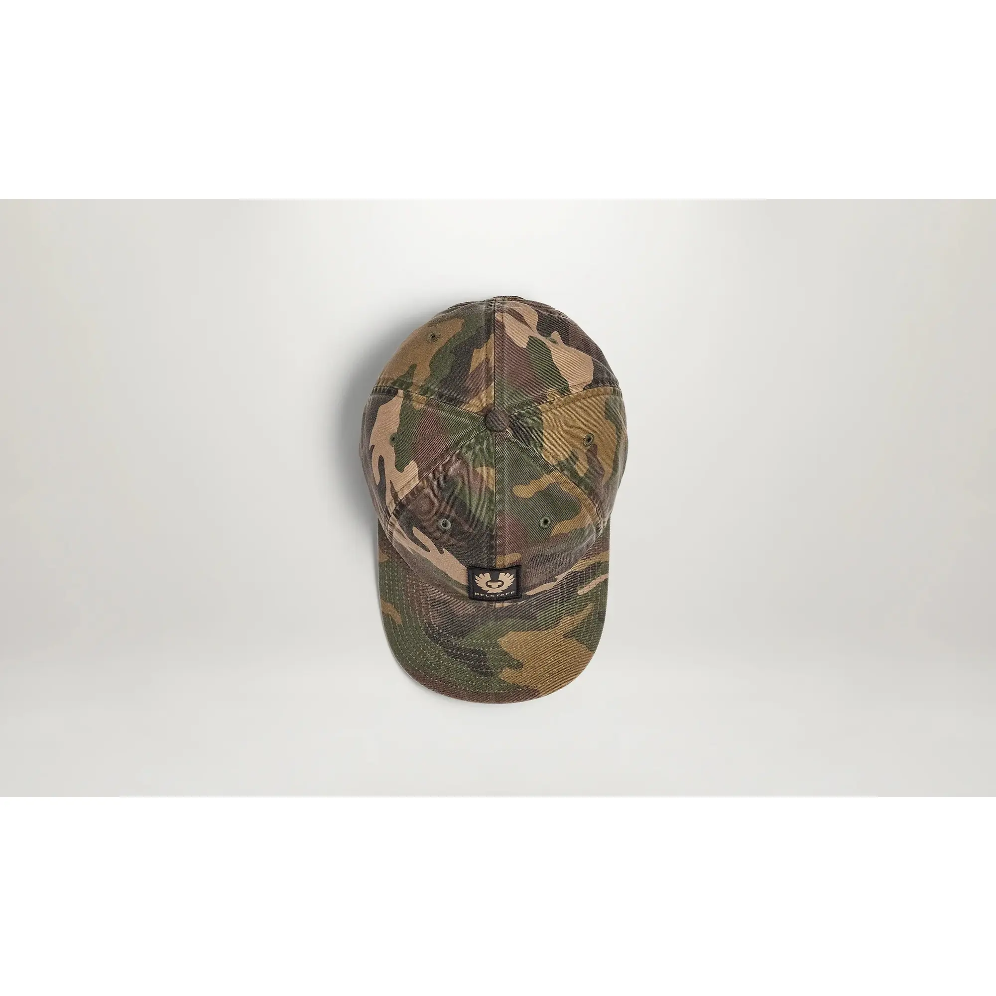 Product image 3 of 5 of Belstaff Cotton Twill Phoenix Camo Patch Cap - Camo Green