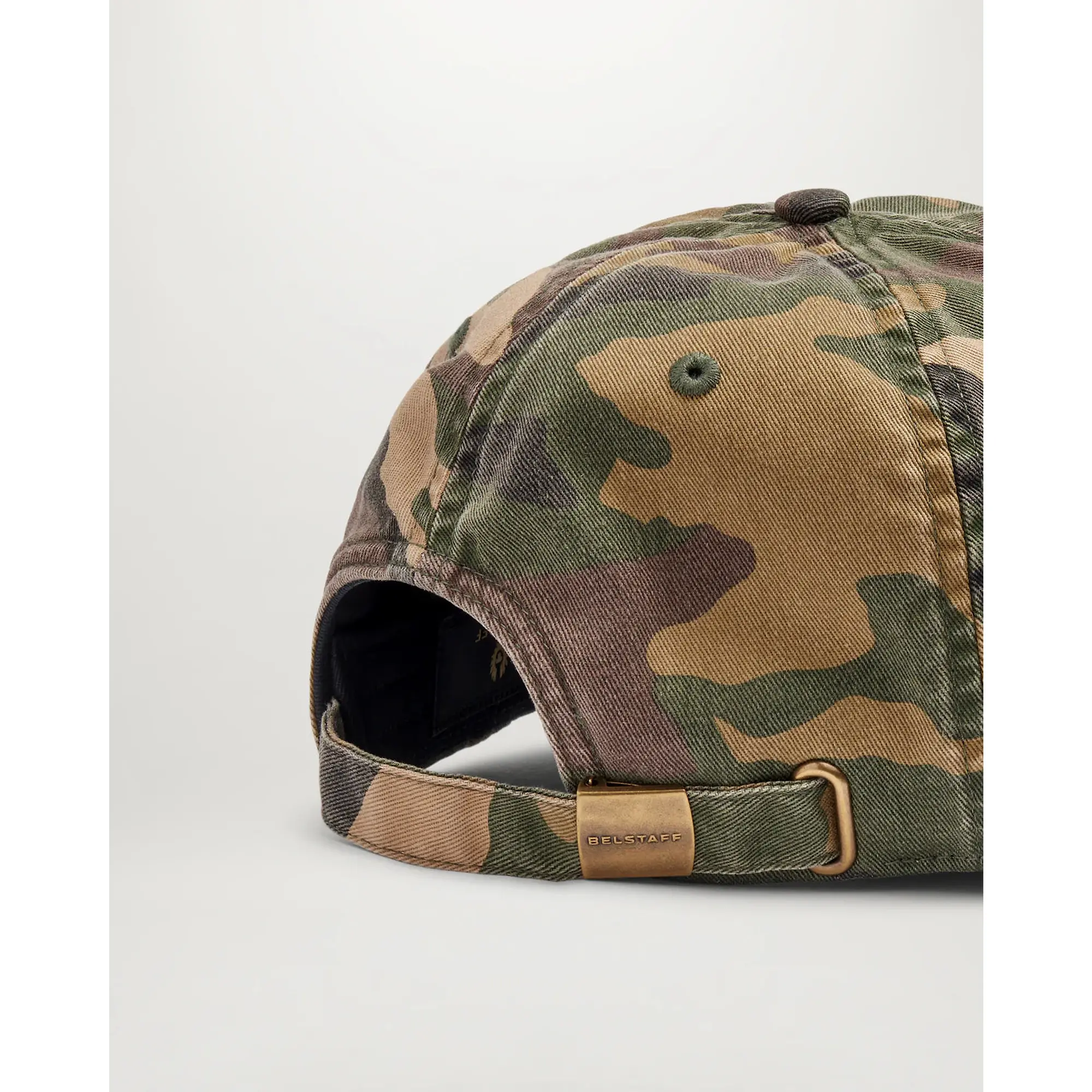 Product image 4 of 5 of Belstaff Cotton Twill Phoenix Camo Patch Cap - Camo Green