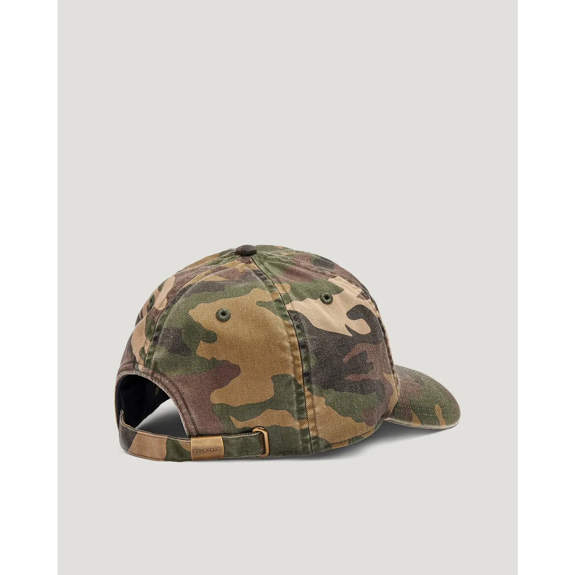 Product image 5 of 5 of Belstaff Cotton Twill Phoenix Camo Patch Cap - Camo Green