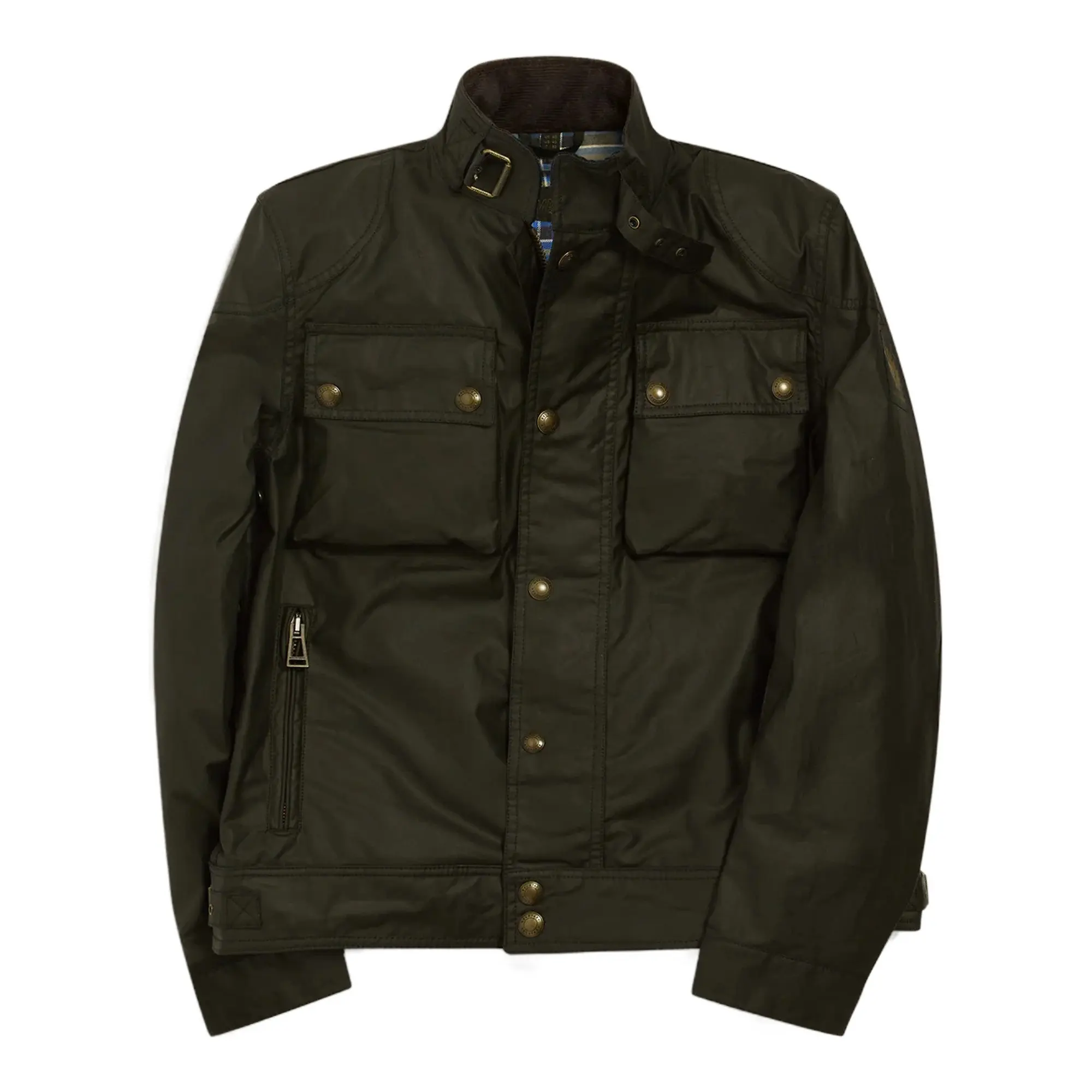 Product image 1 of 4 of Belstaff Men's Waxed Cotton Racemaster Icon Jacket - Faded Olive