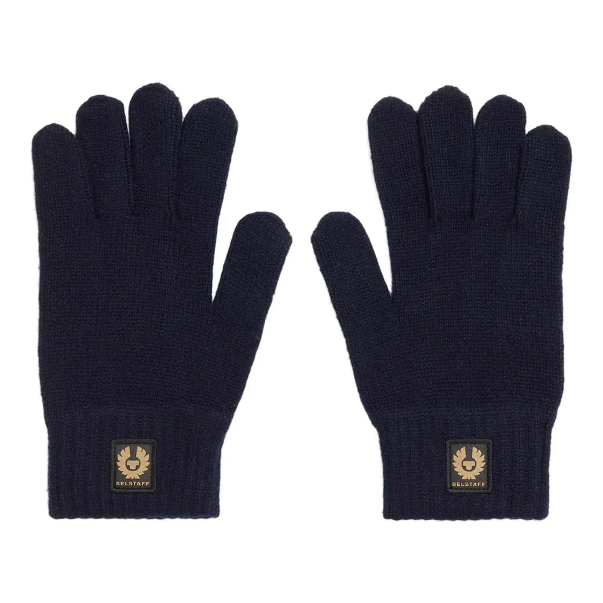 Product image 1 of 3 of Belstaff Wool Cashmere Blend Watch Gloves - Dark Ink