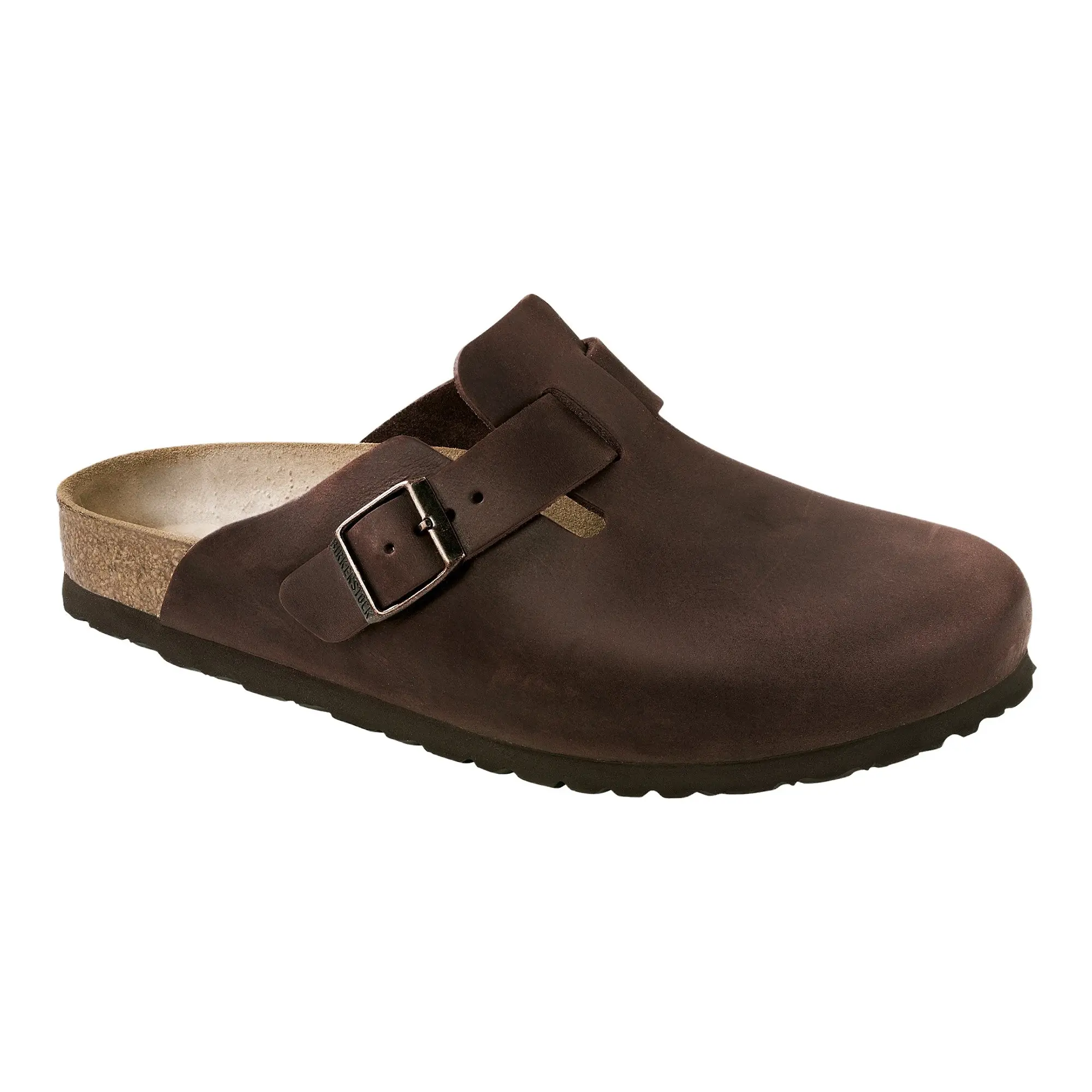Product image 1 of 2 of Birkenstock Boston Oiled Leather Regular Clogs - Habana