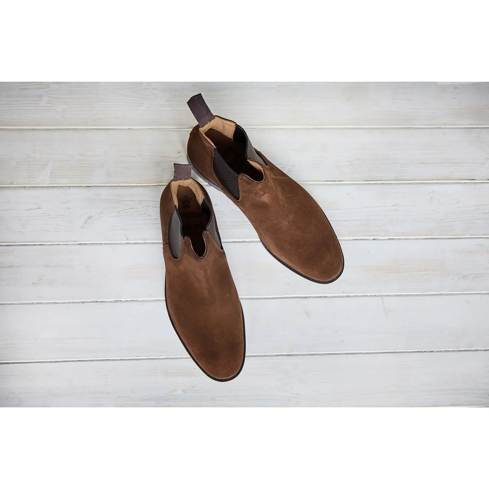 Product image 6 of 6 of Tricker's Men's Brighton Chelsea Boots - Chocolate Repello Suede