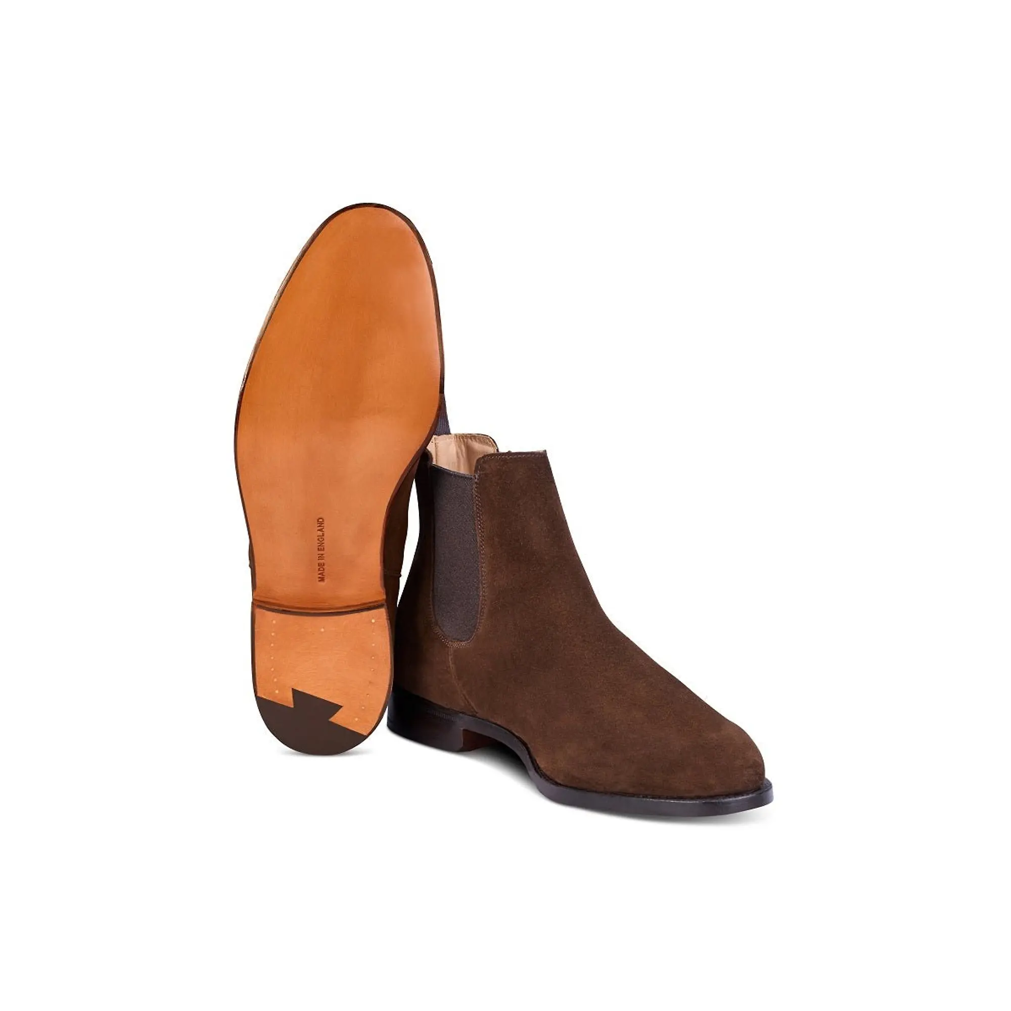 Product image 4 of 6 of Tricker's Men's Brighton Chelsea Boots - Chocolate Repello Suede