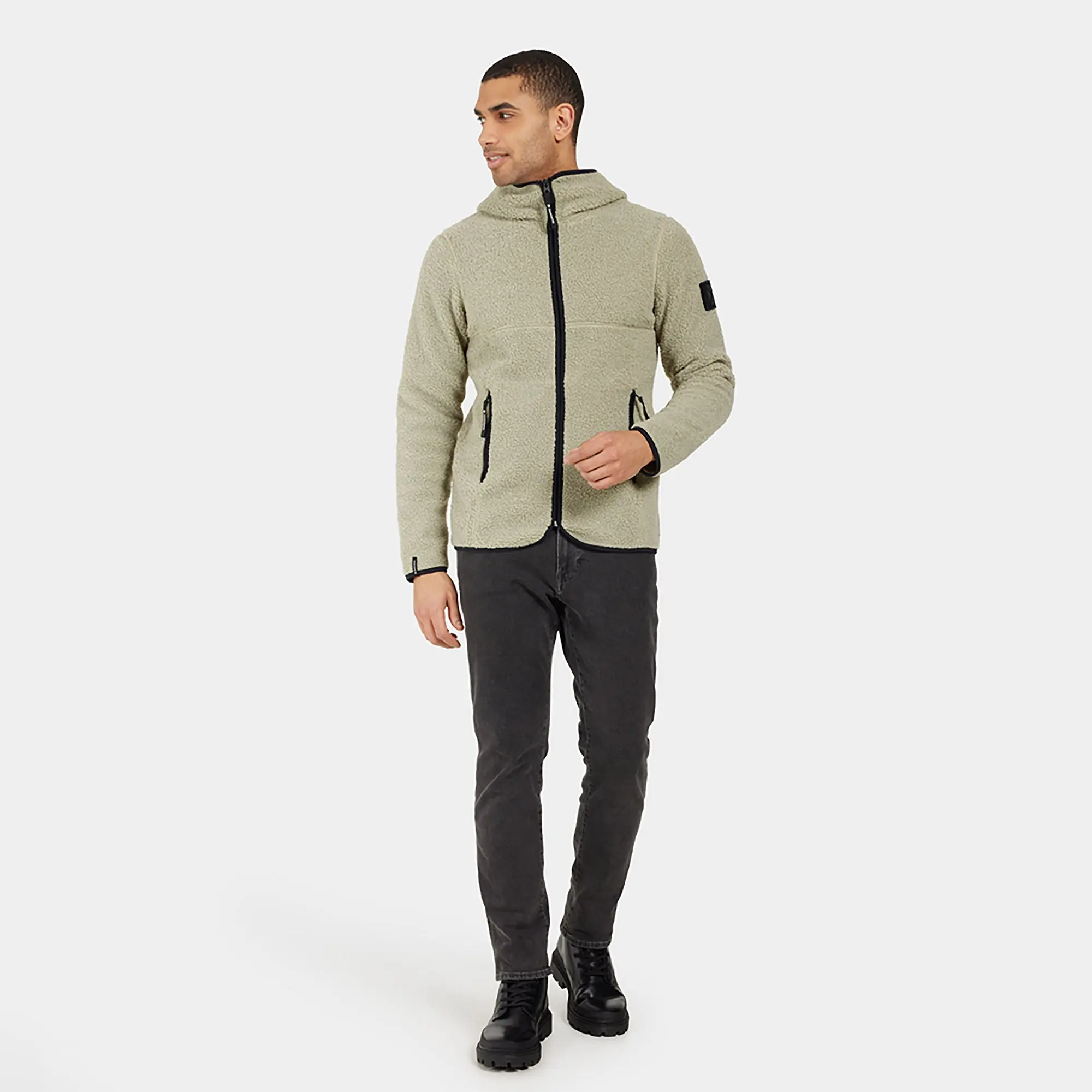 Product image 4 of 9 of Didriksons Men's Bror Full-Zip Fleece - Wilted Leaf