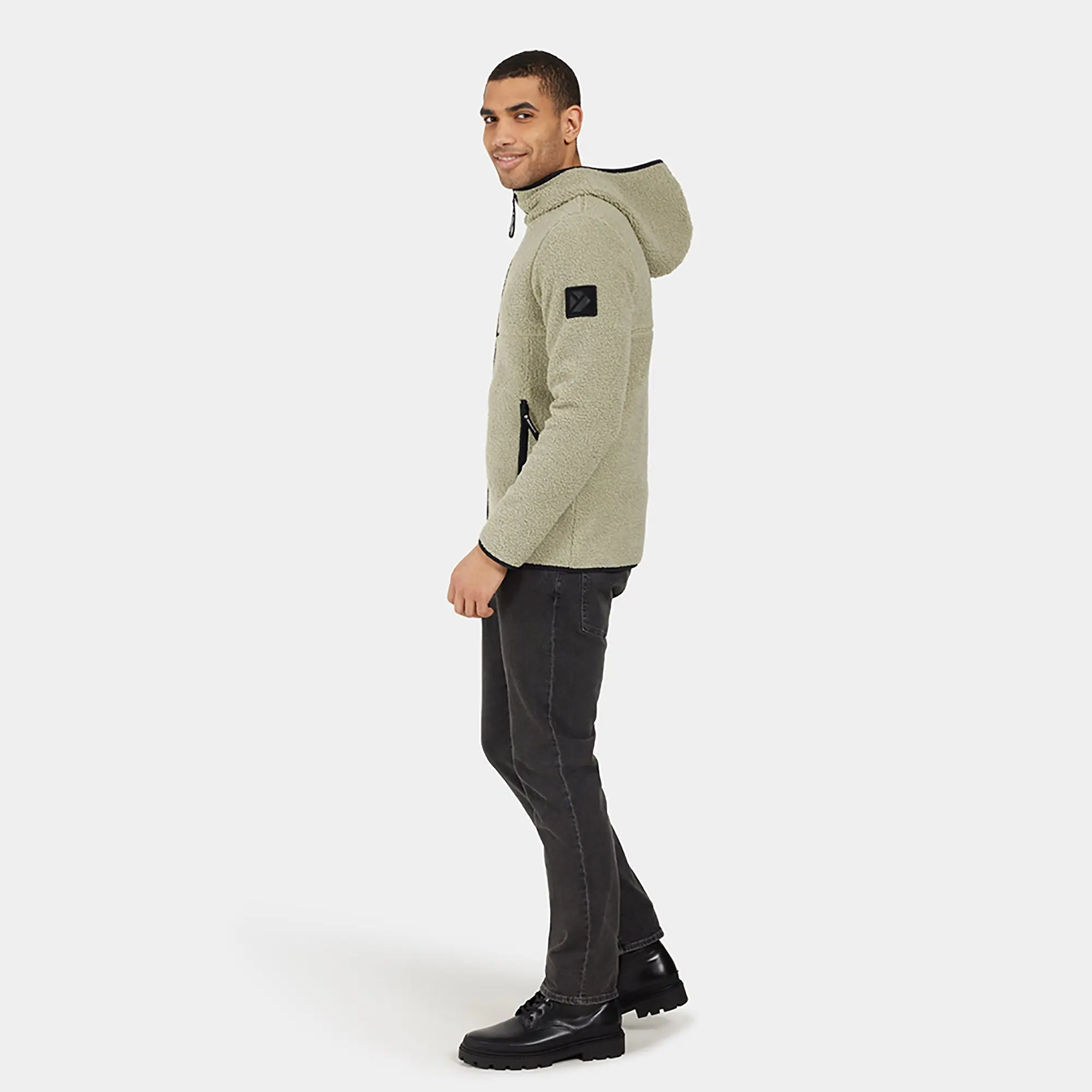 Product image 5 of 9 of Didriksons Men's Bror Full-Zip Fleece - Wilted Leaf