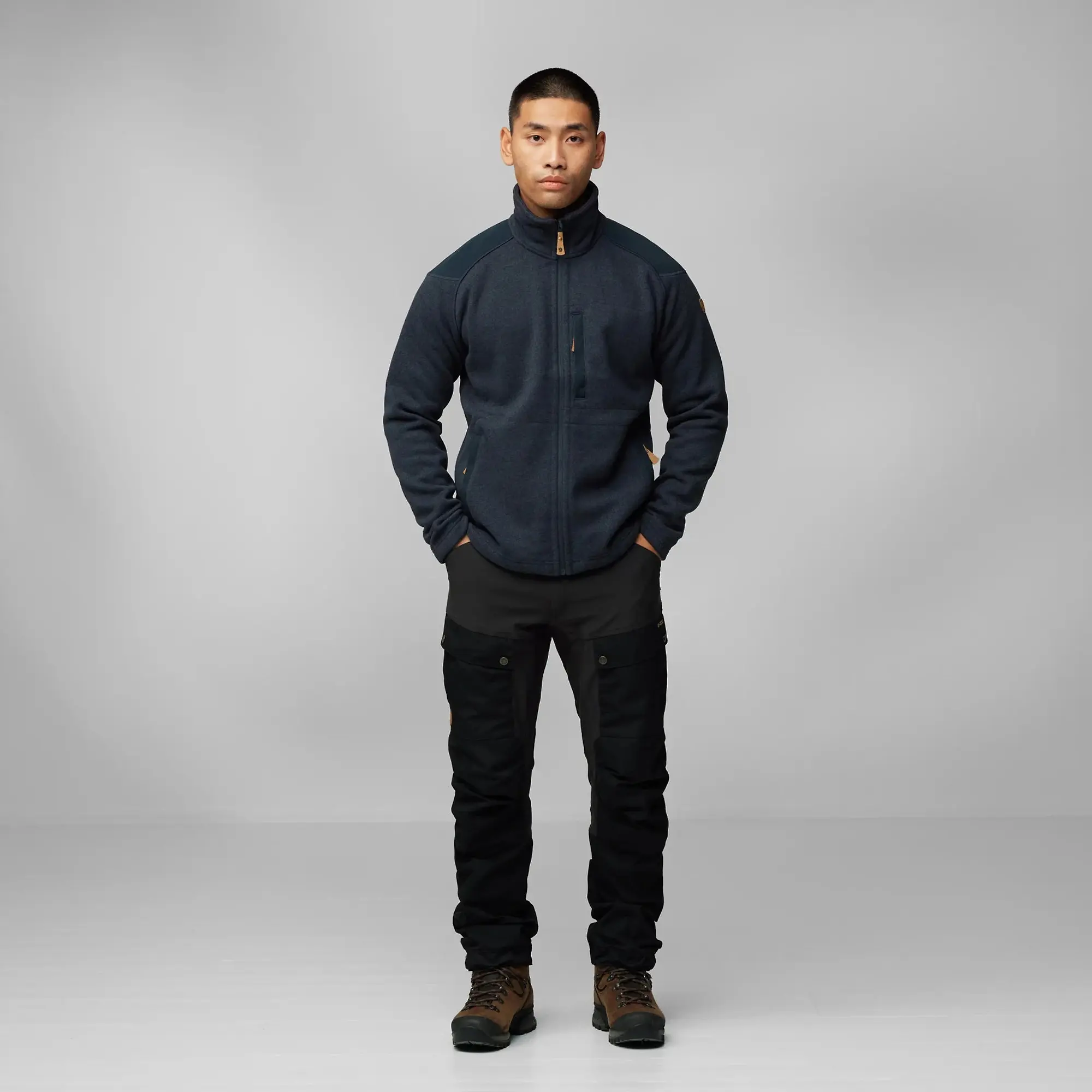 Product image 3 of 6 of Fjällräven Men's Buck Fleece - Dark Olive