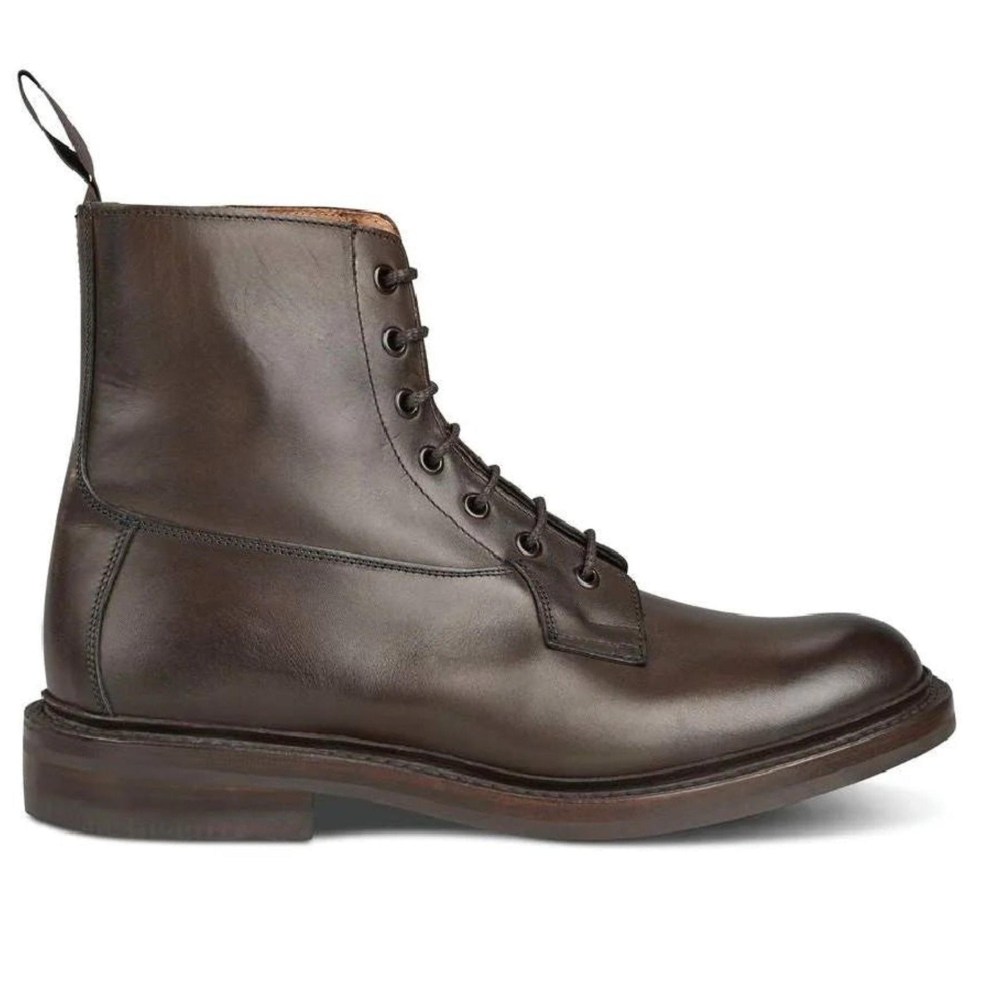 Tricker's Burford Country Boot – Espresso Burnished | British Attire
