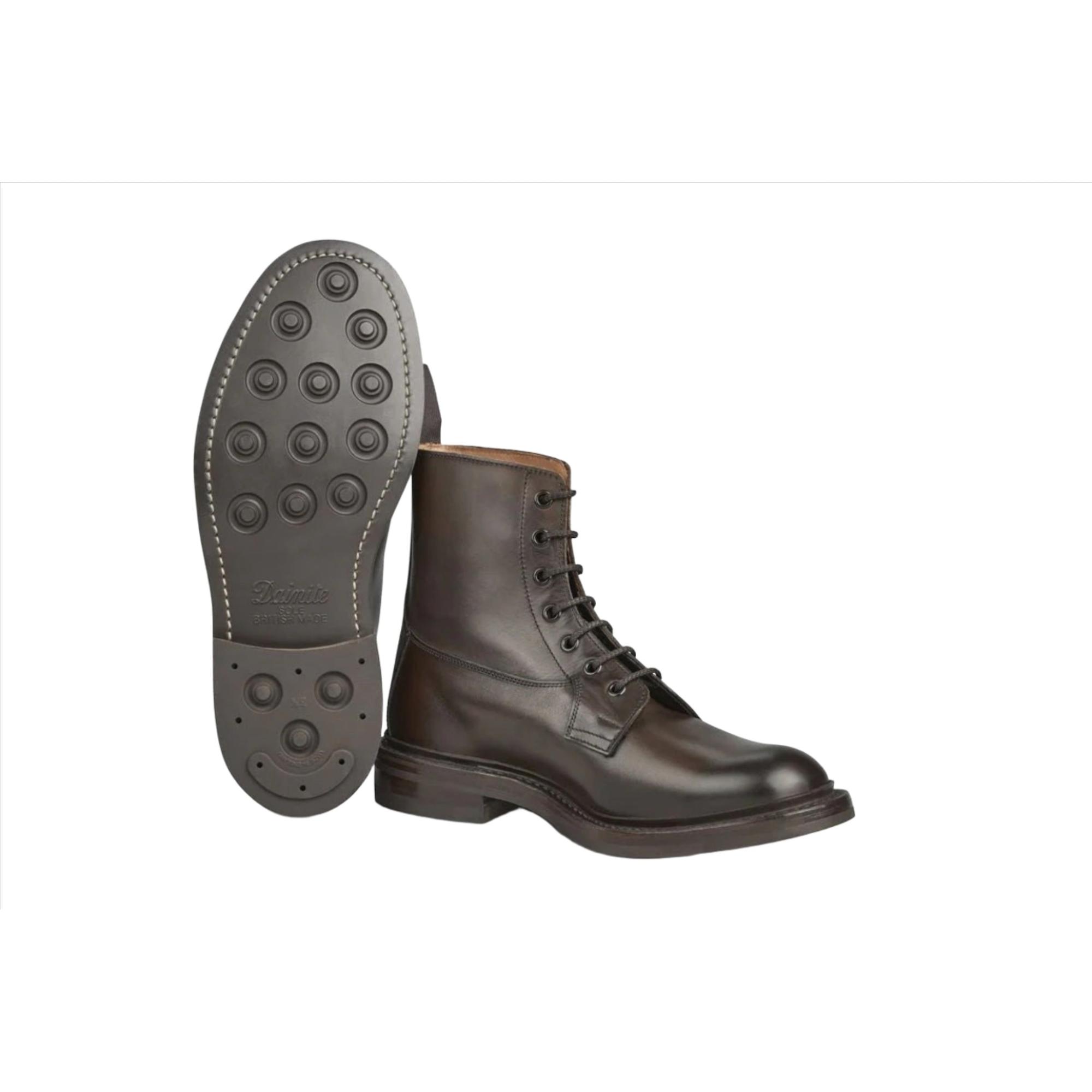 Tricker's Burford Country Boot – Espresso Burnished | British Attire