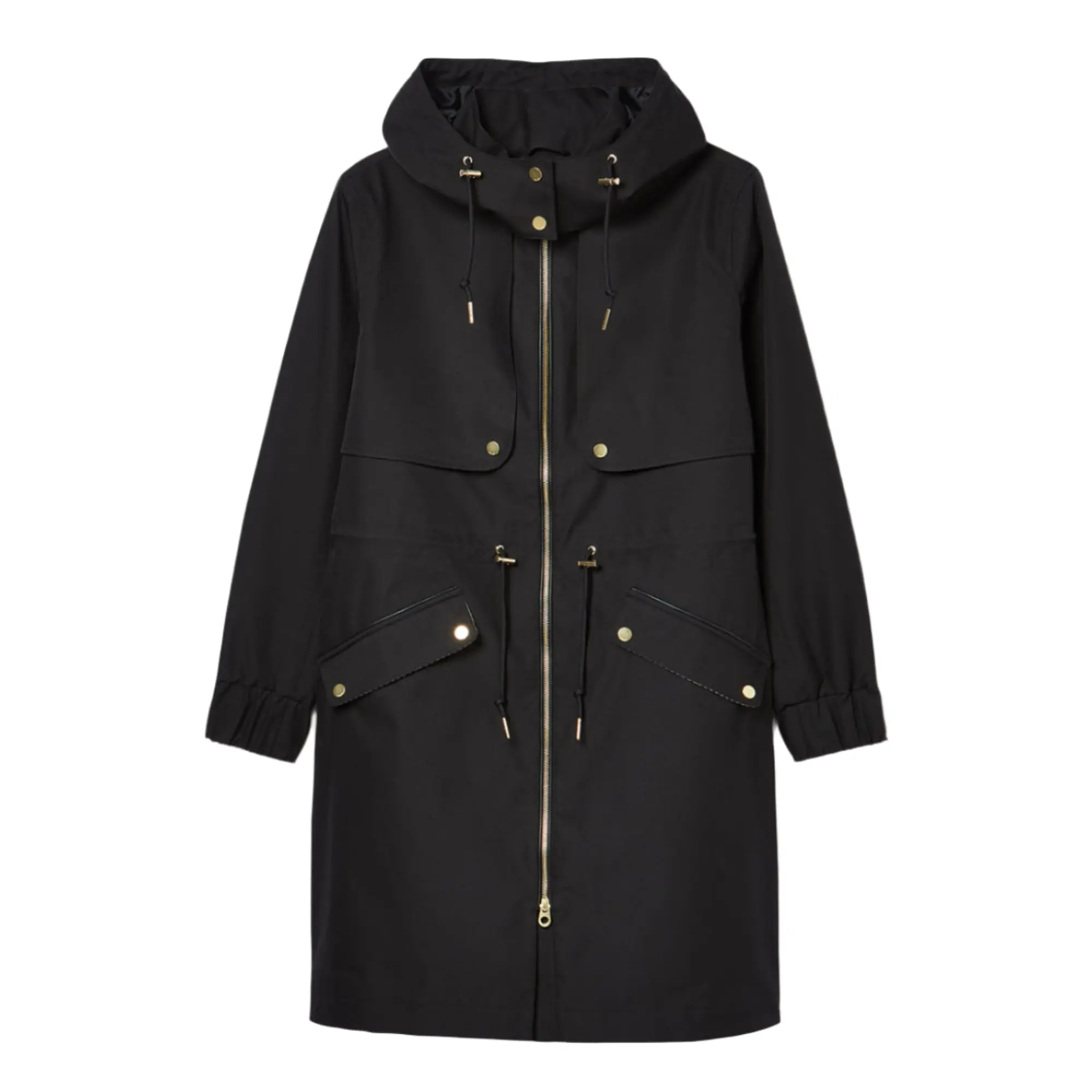 Product image 1 of 7 of Joules Women's Elbridge Waterproof Coat with Hood - Black
