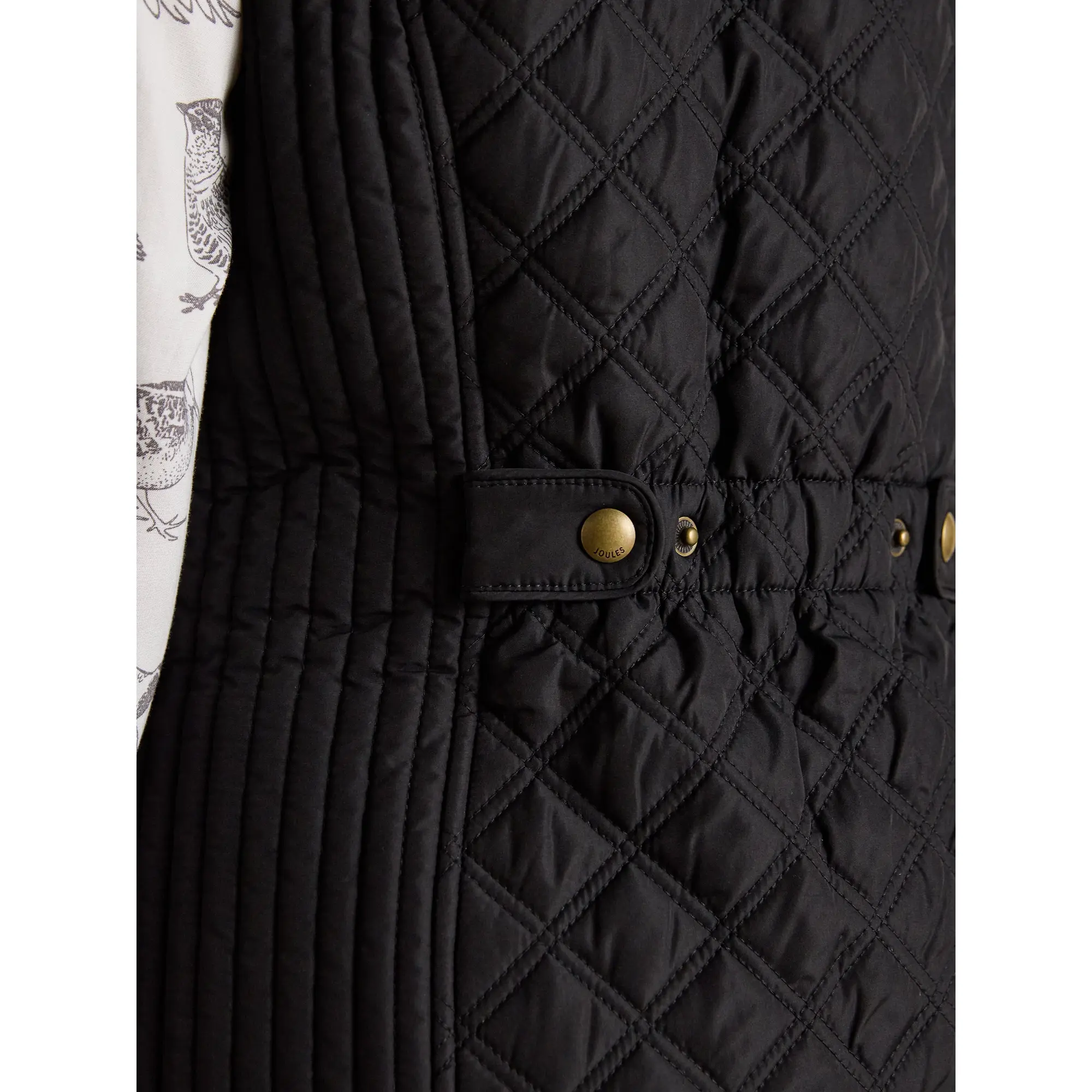 Product image 8 of 10 of Joules Women's Minx Showerproof Diamond Quilted Gilet - Black