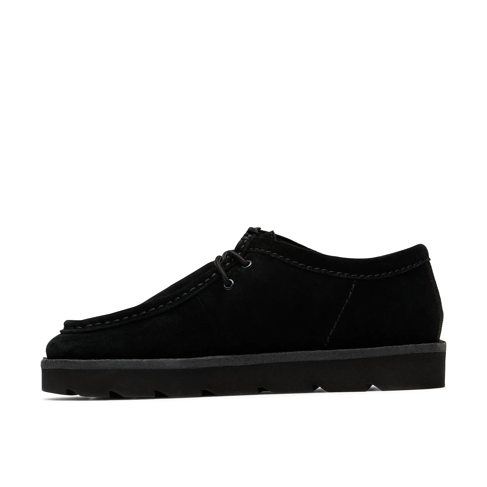 Product image 2 of 6 of Clarks Originals Men's Meare Walla Wallabee Shoes - Black Suede
