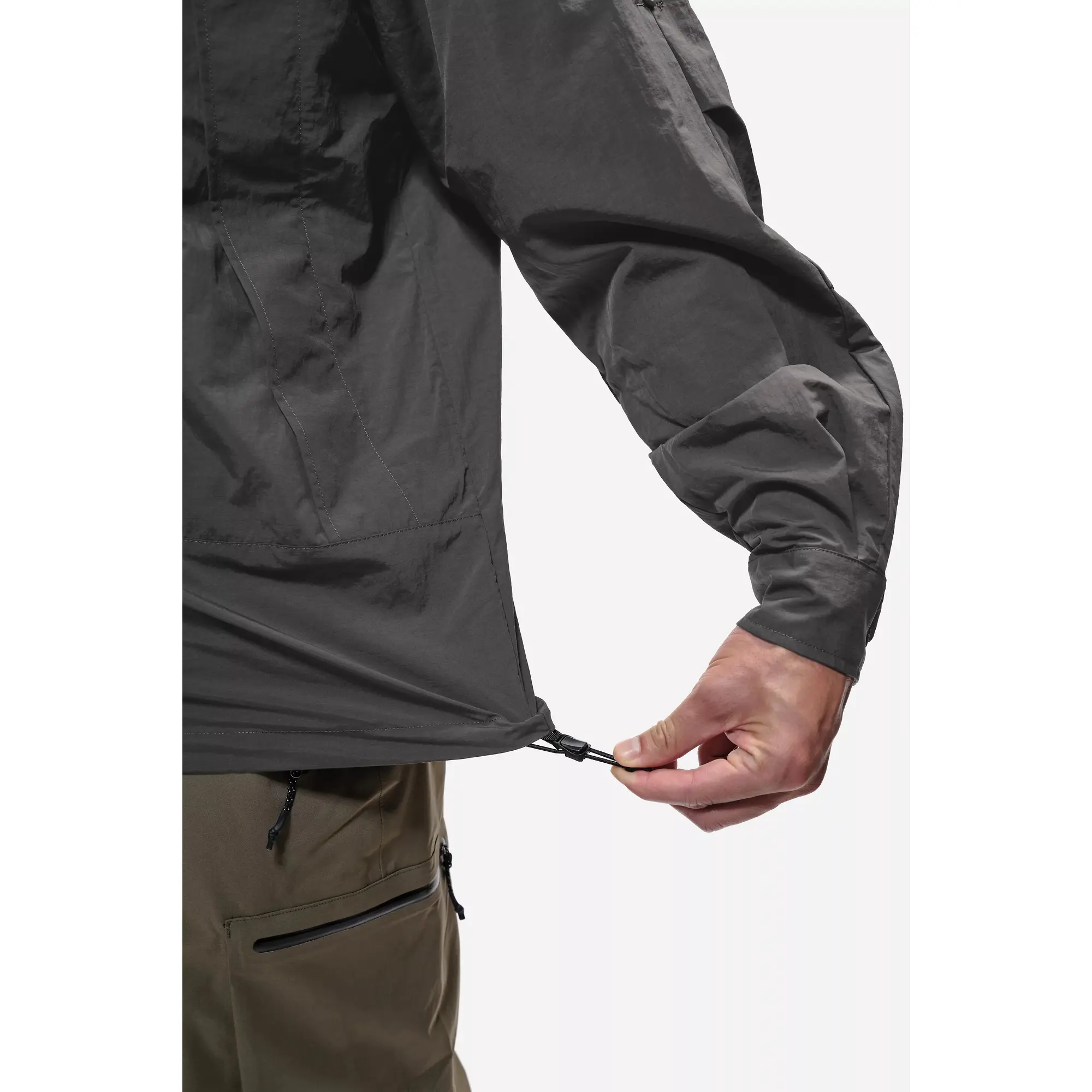 Product image 6 of 14 of Elliker Unisex Craw Long Sleeve Zipper Tech Shirt - Grey