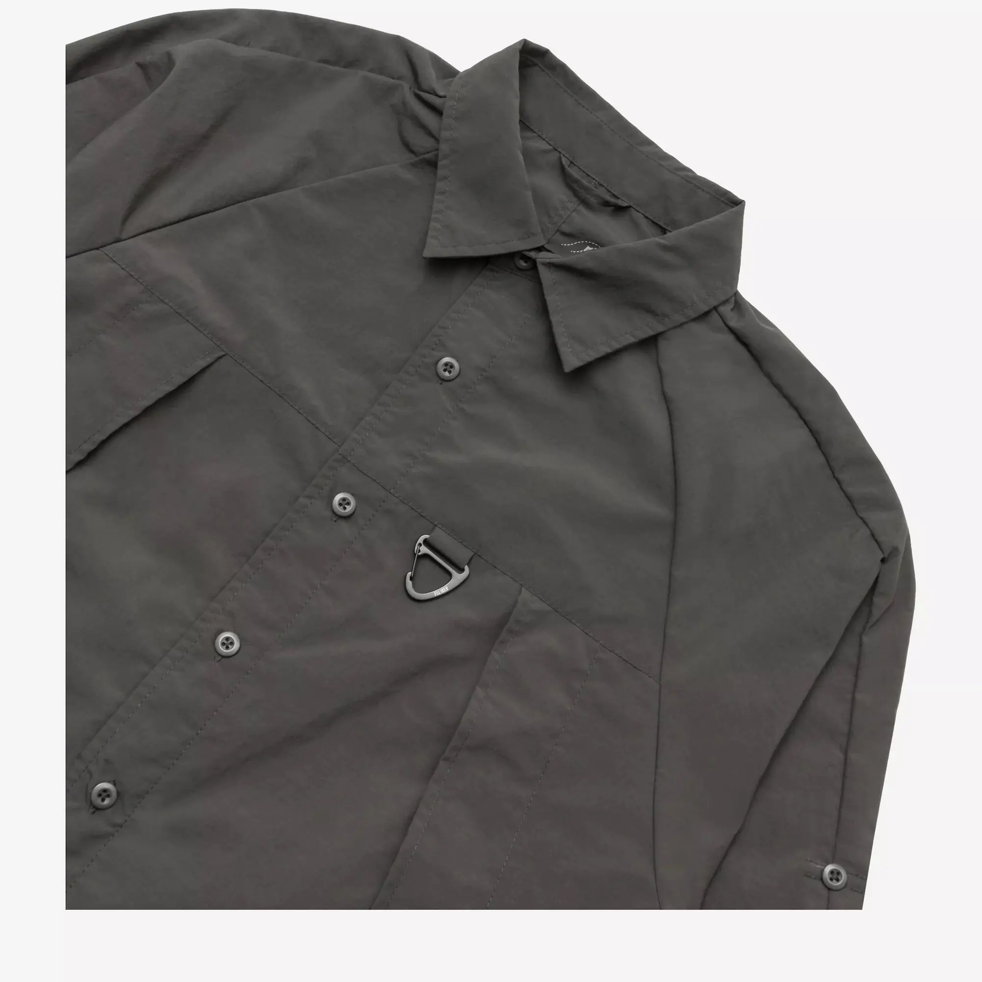Product image 8 of 14 of Elliker Unisex Craw Long Sleeve Zipper Tech Shirt - Grey