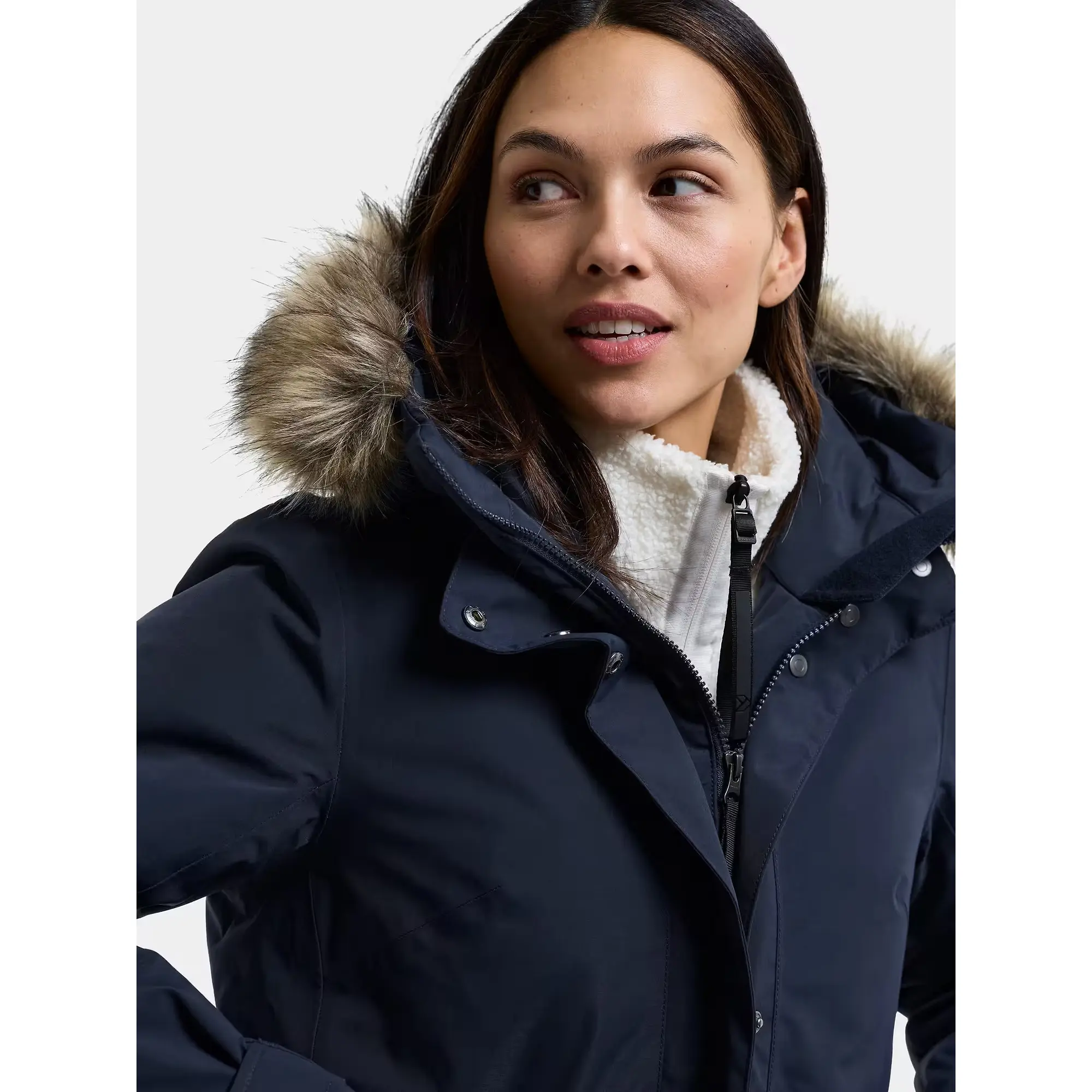 Product image 7 of 9 of Didriksons Women's Erna Waterproof Parka - Dark Night Blue