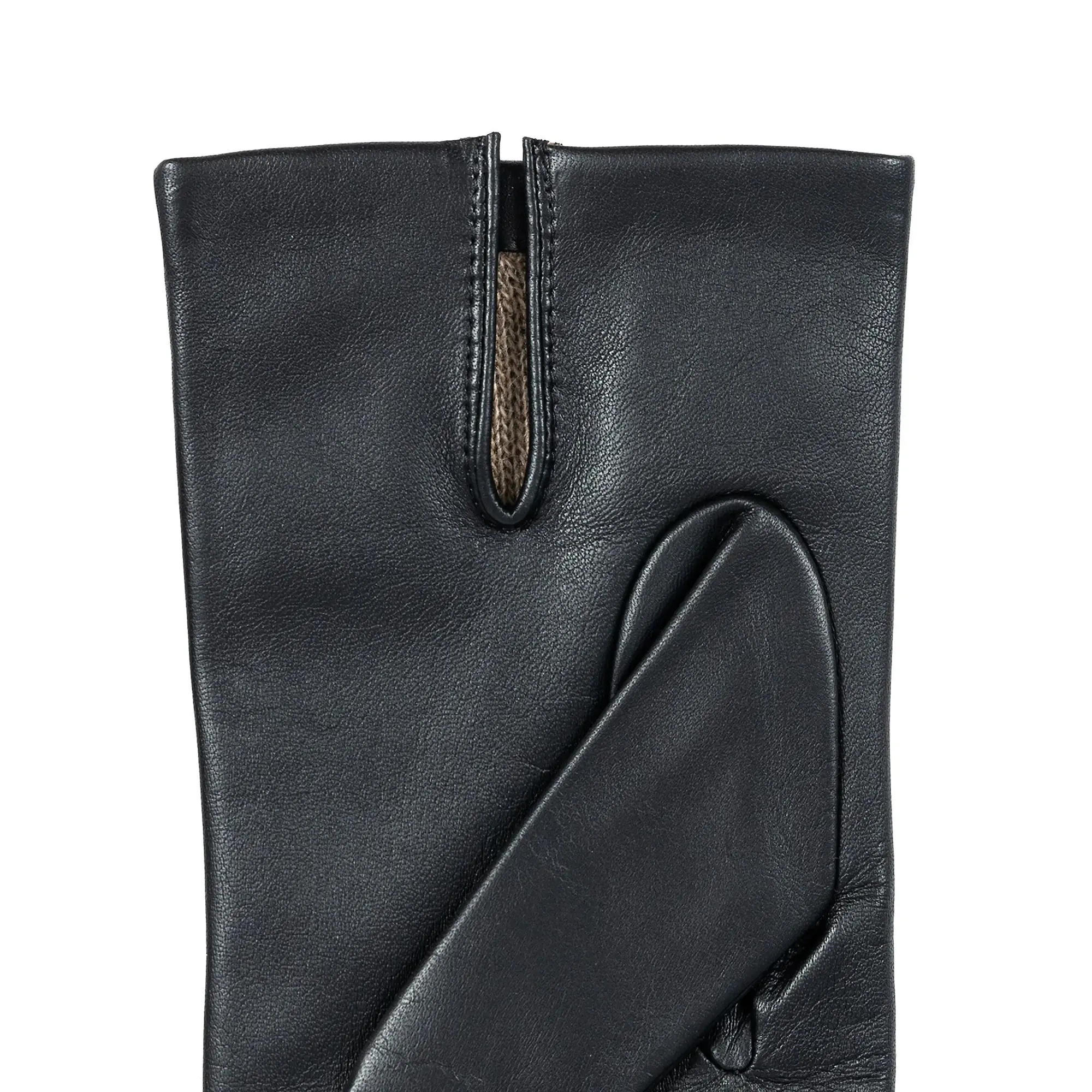 Product image 7 of 11 of Dents Men's Bath Three-Point Cashmere-Lined Leather Gloves - Black