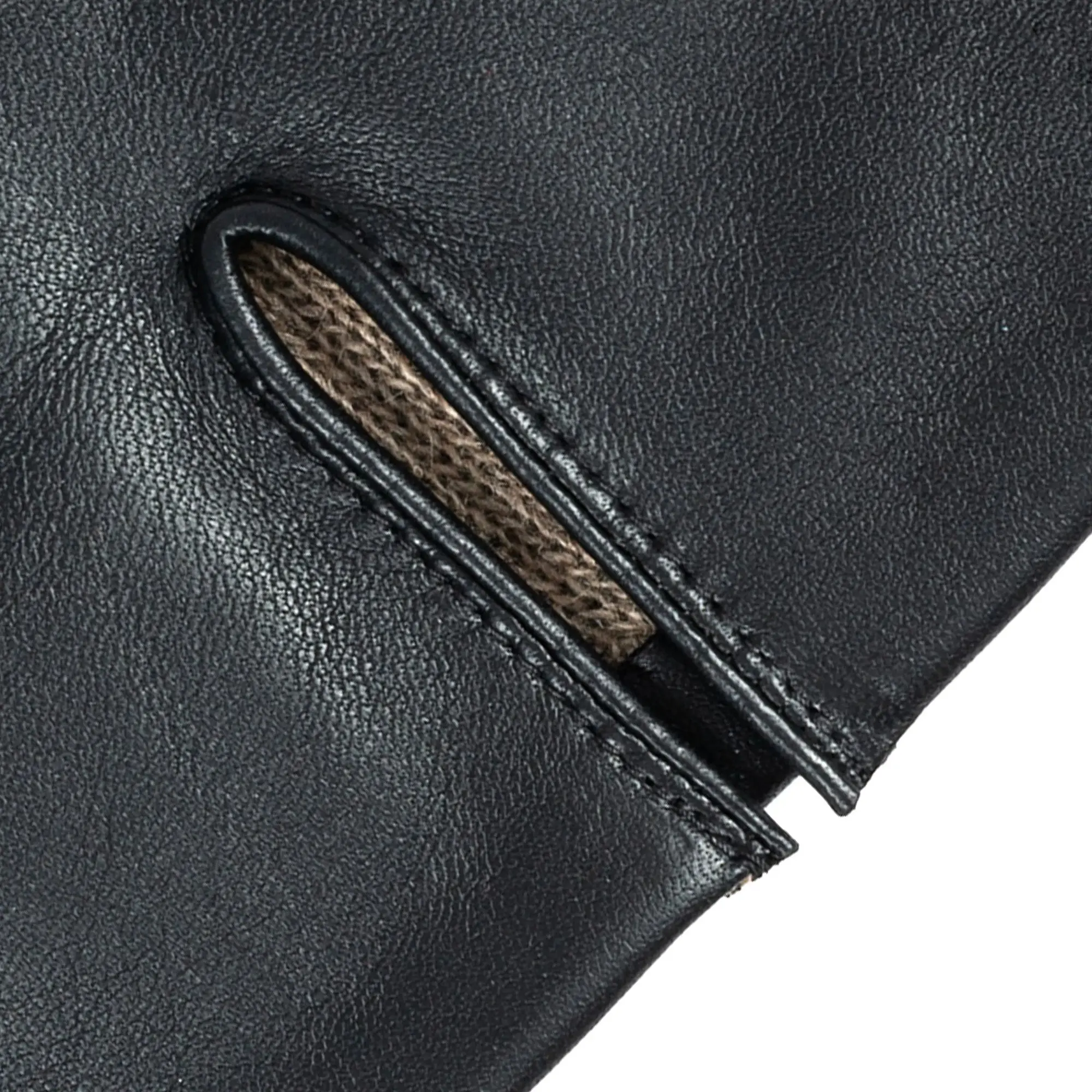 Product image 11 of 11 of Dents Men's Bath Three-Point Cashmere-Lined Leather Gloves - Black