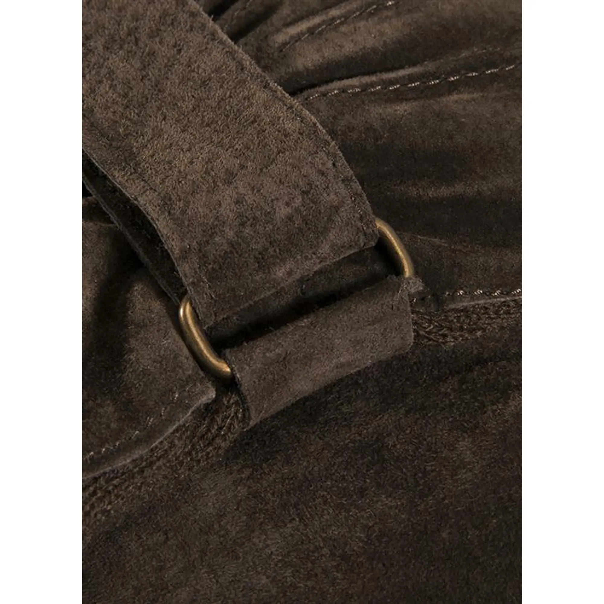 Product image 4 of 5 of Dents Men's Chester Three-Point Fleece-Lined Suede Gloves - Brown