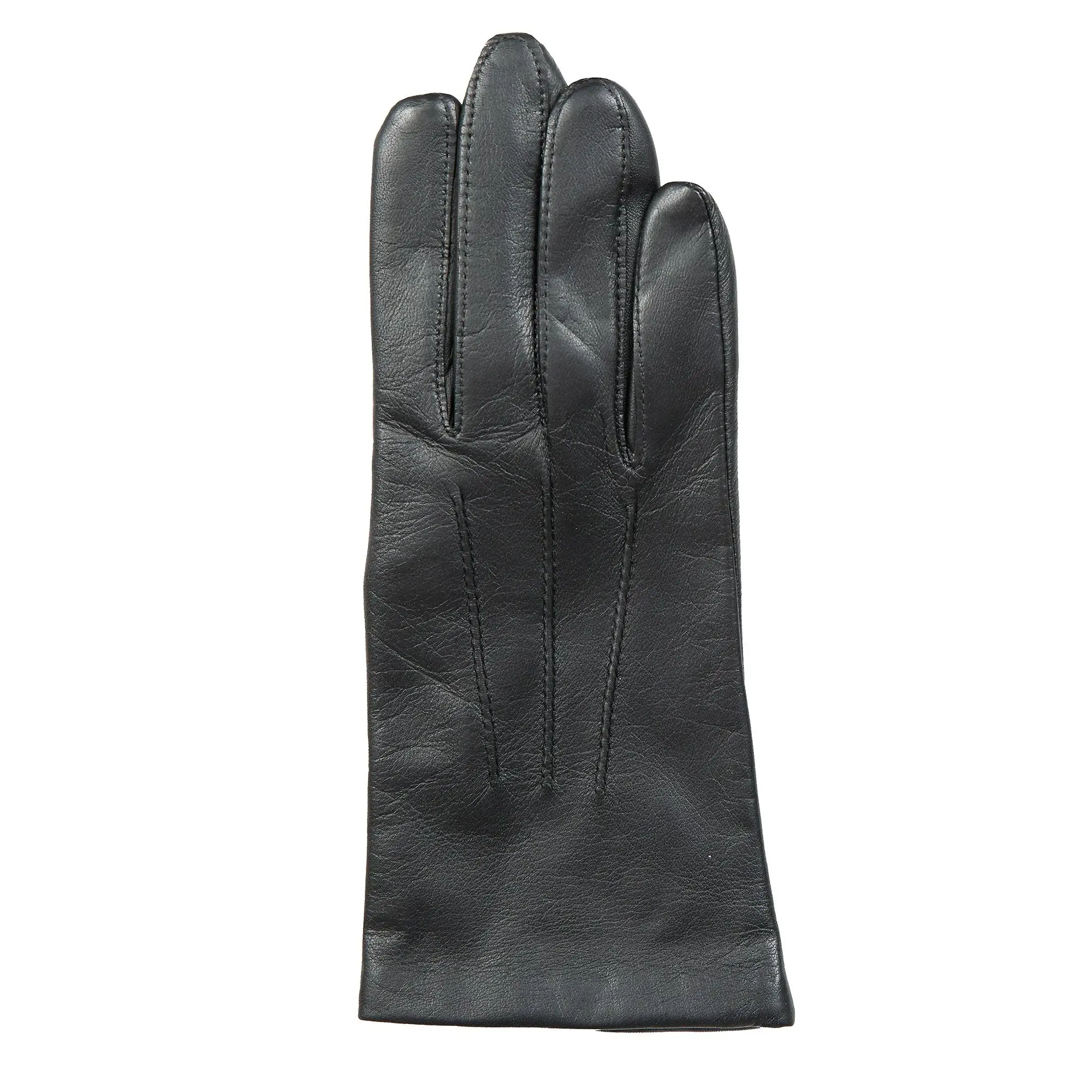 Product image 5 of 12 of Dents Women's Emma Three-Point Lined Leather Gloves - Black