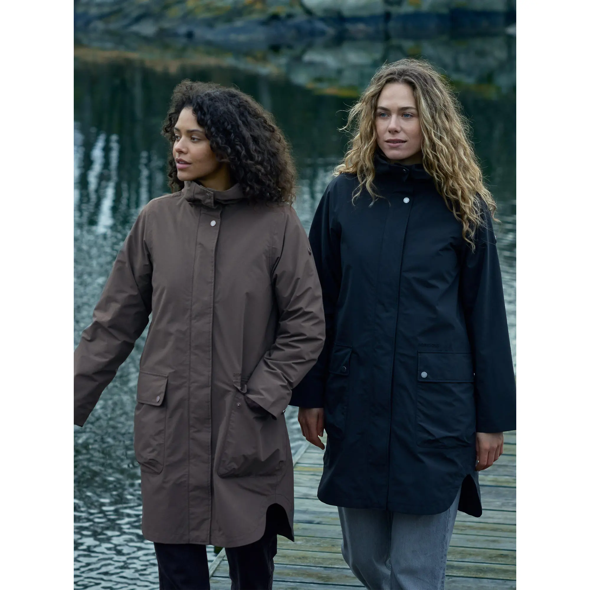 Product image 11 of 11 of Didriksons Women's Adria Waterproof Parka - Black