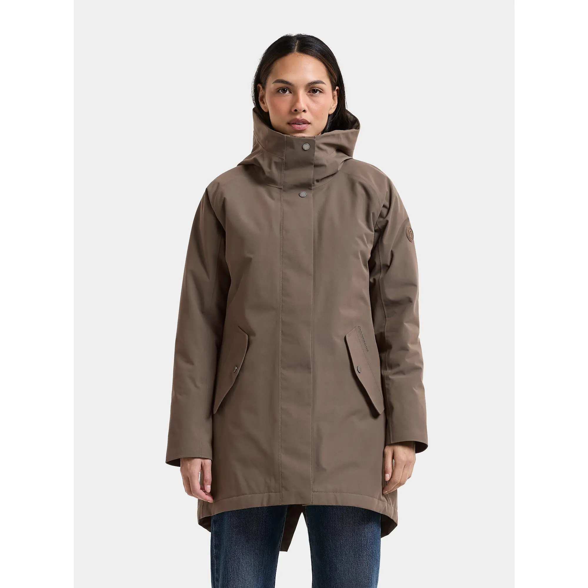 Product image 2 of 10 of Didriksons Women's Alana Waterproof Parka  - Mocha Brown
